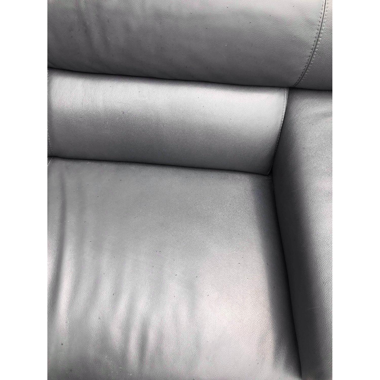 Natuzzi Editions Leather Sofa - image-9