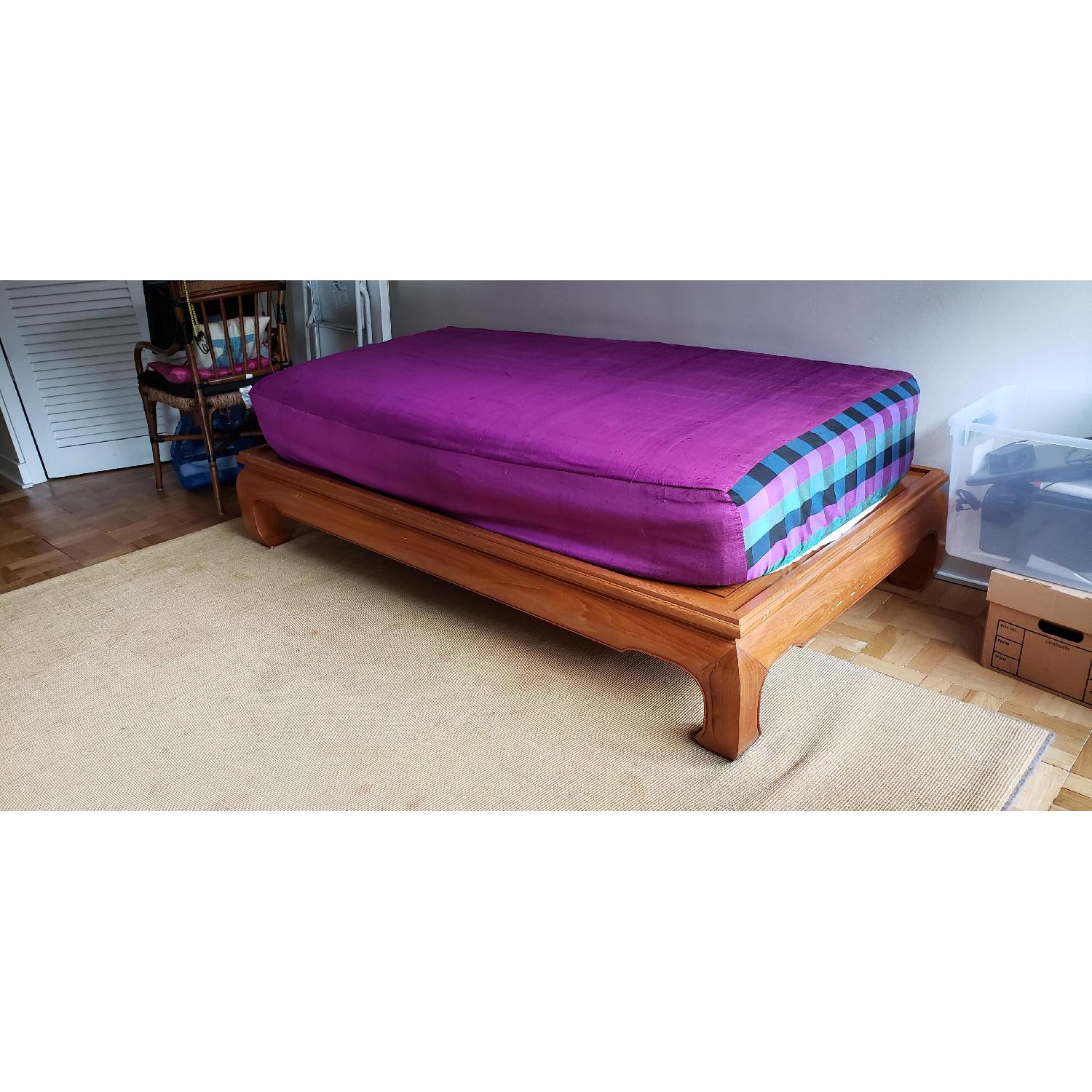 Solid Teak Thai Twin Bed Frame - image-2