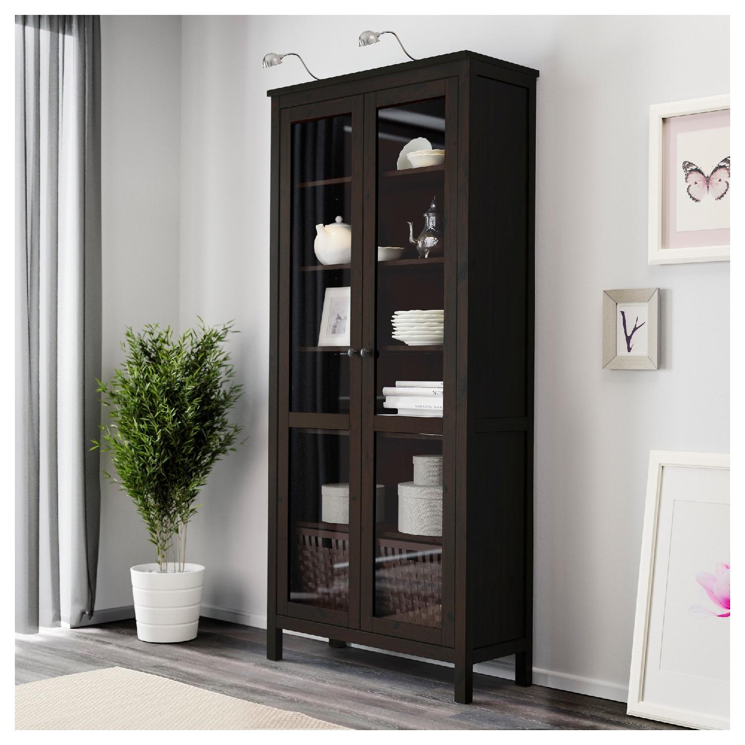 Ikea Hemnes Glass-Door Cabinet - image-1
