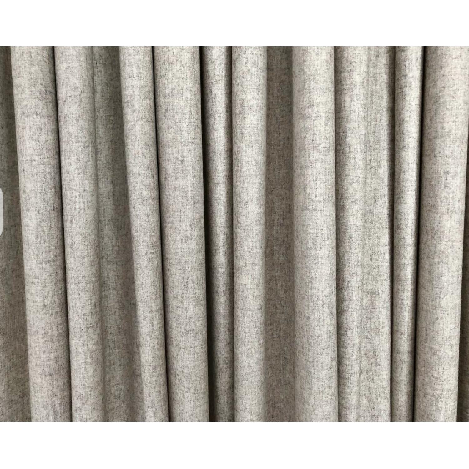 The Shade Store Ripple Fold Flax Wool Blend Drapes - image-3