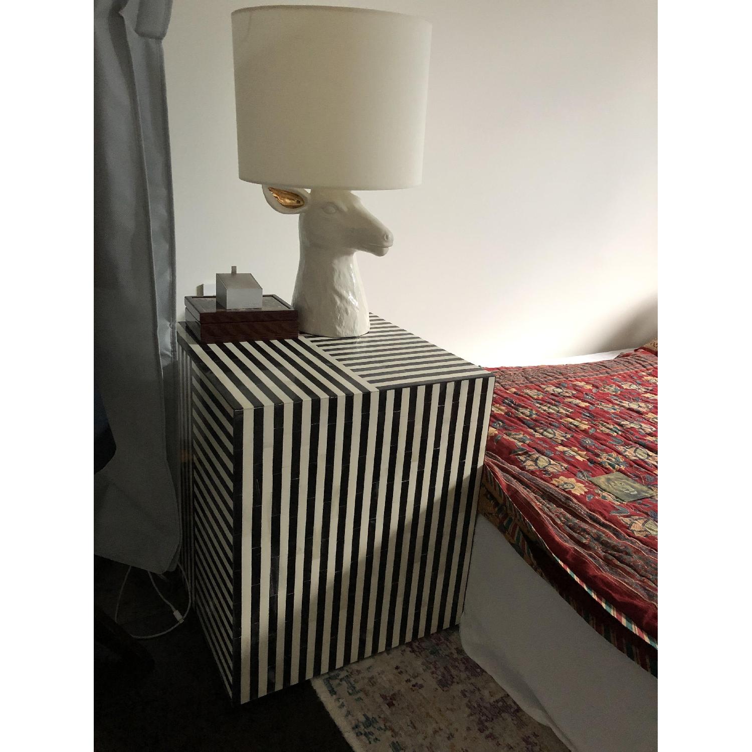 CB2 Taylor Bone Inlay Side Tables - image-5