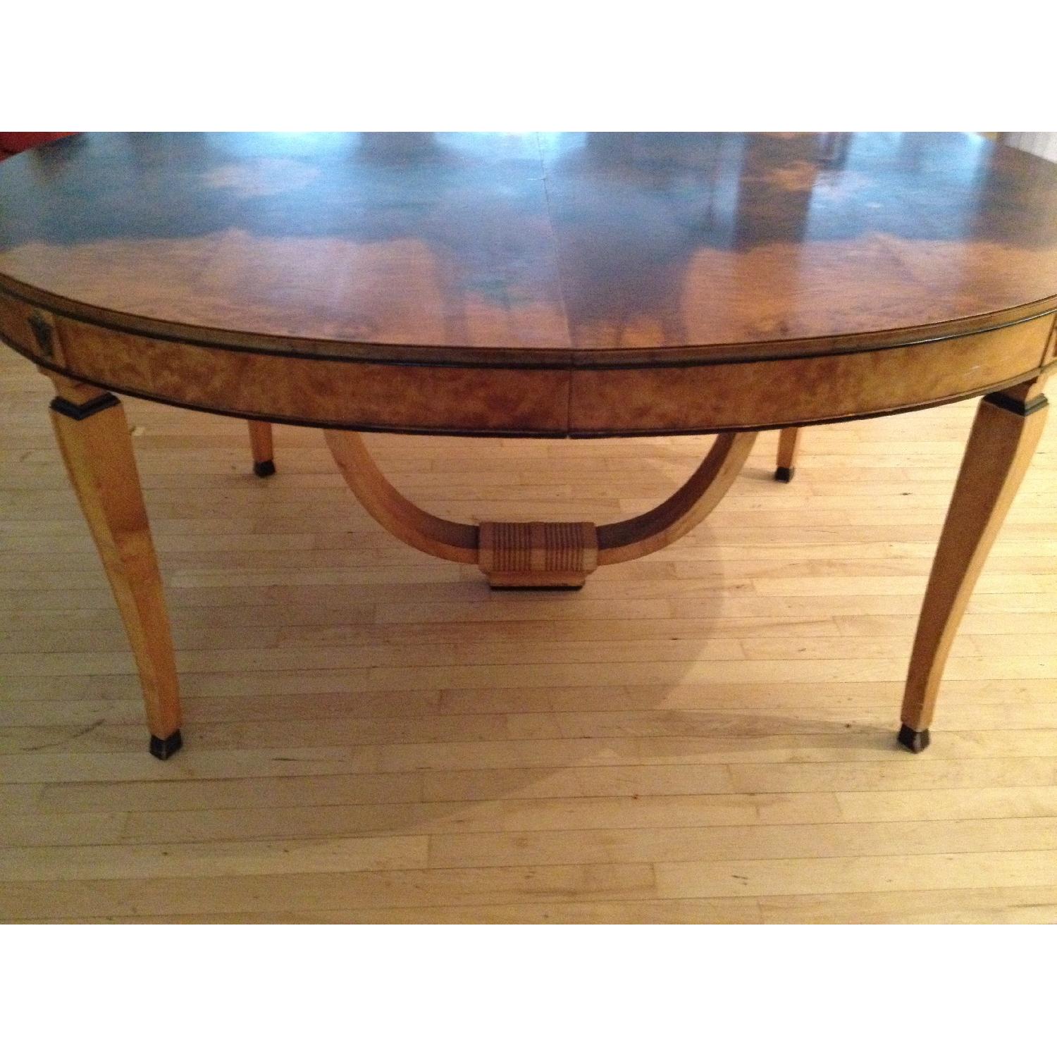 Antique Watertown Slide Pearwood Dining Table - image-3