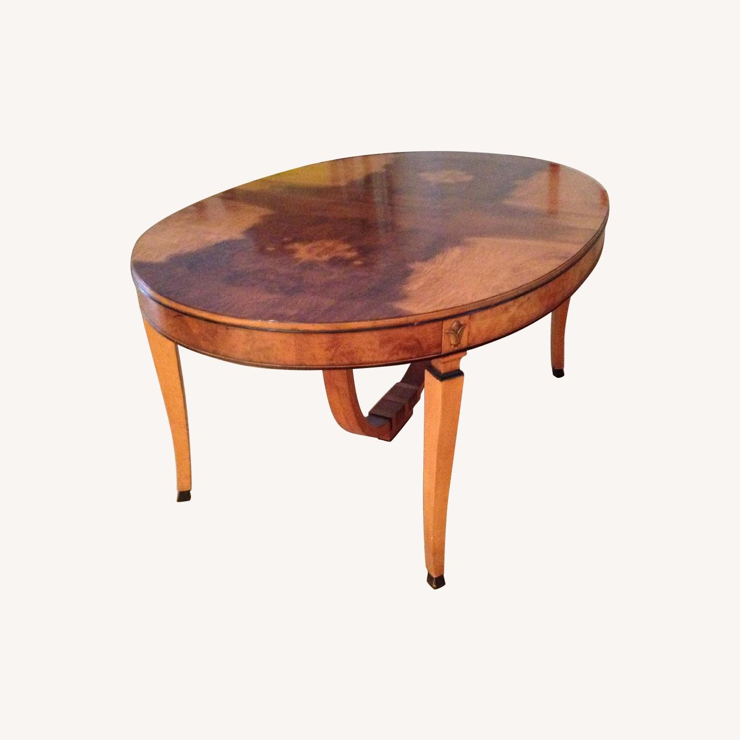 Antique Watertown Slide Pearwood Dining Table AptDeco