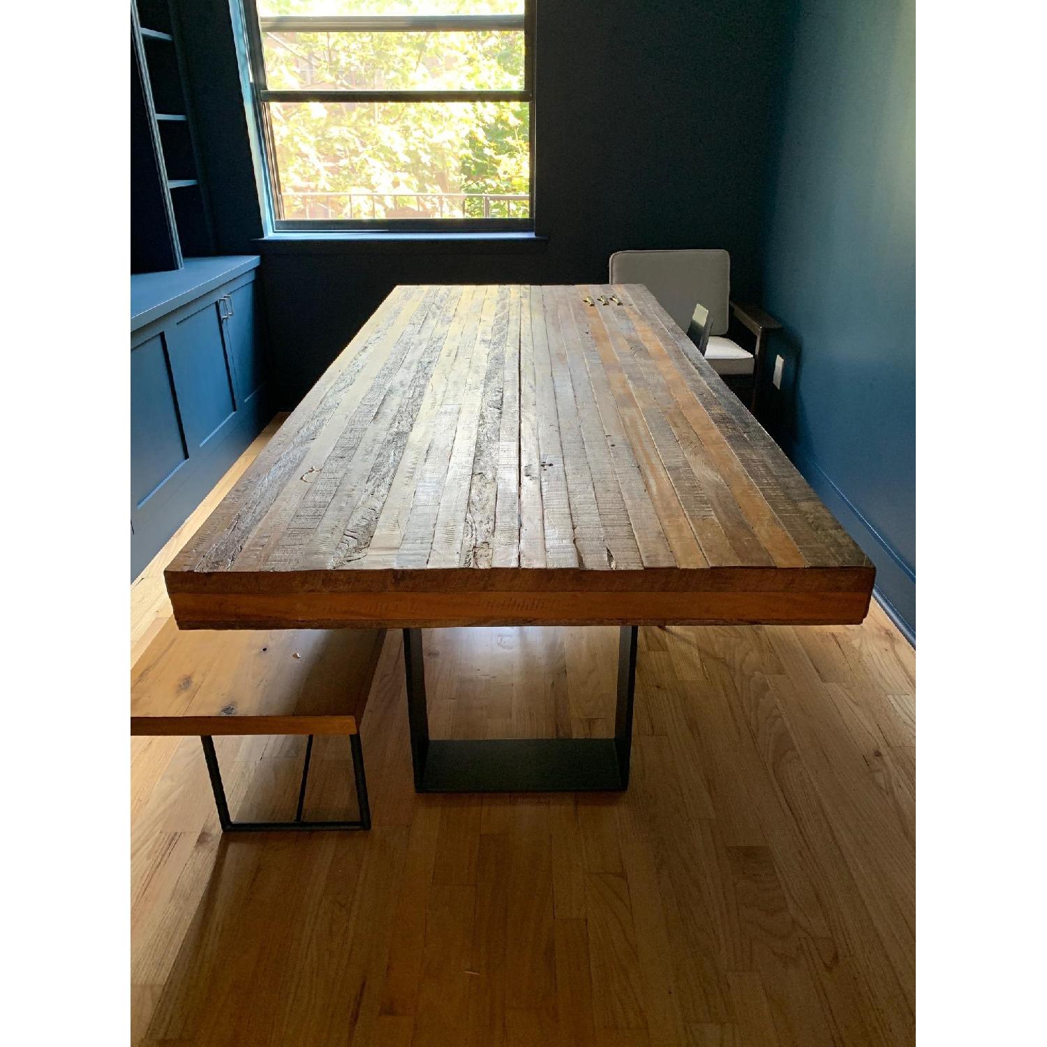 ABC Carpet & Home Reclaimed Hardwood Dining Table - image-1