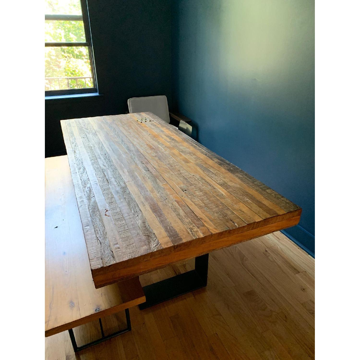 ABC Carpet & Home Reclaimed Hardwood Dining Table - image-3