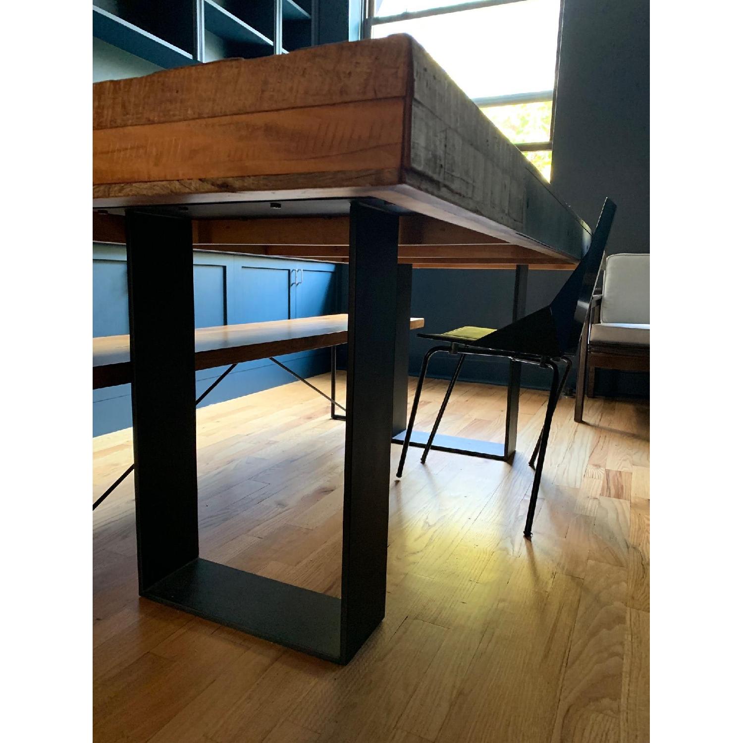 ABC Carpet & Home Reclaimed Hardwood Dining Table - image-4