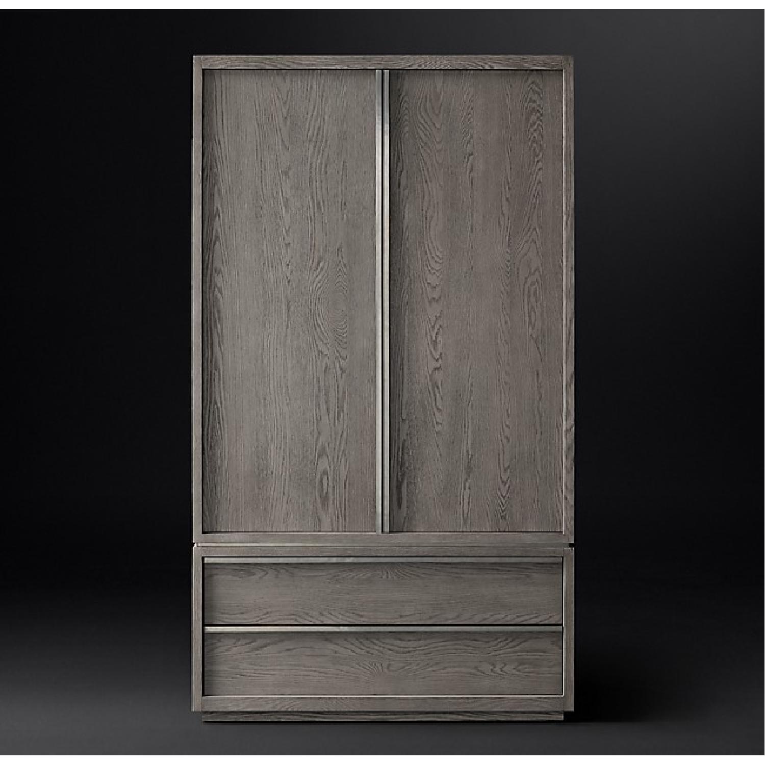 Restoration Hardware Bezier Armoire AptDeco