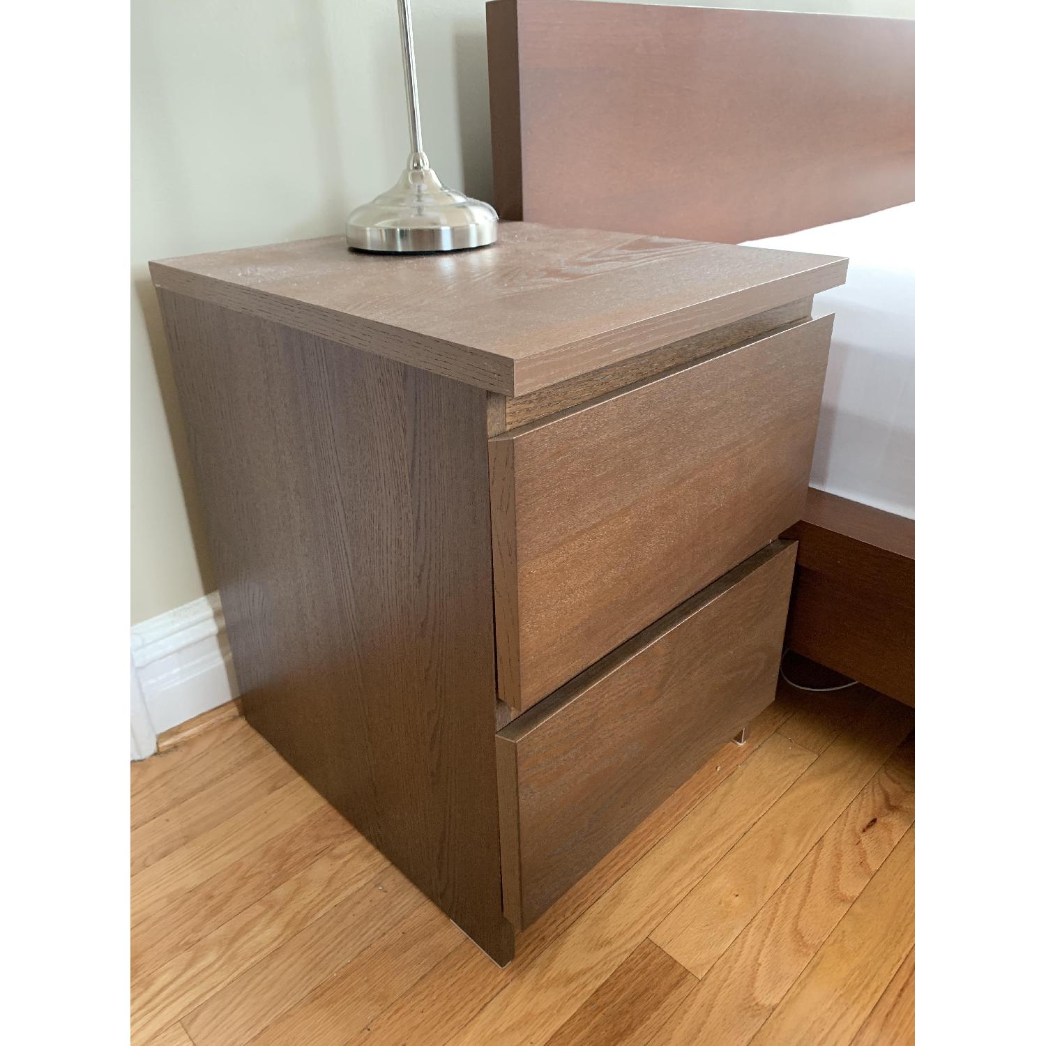 Ikea Malm 2 Drawer Nightstand - image-1