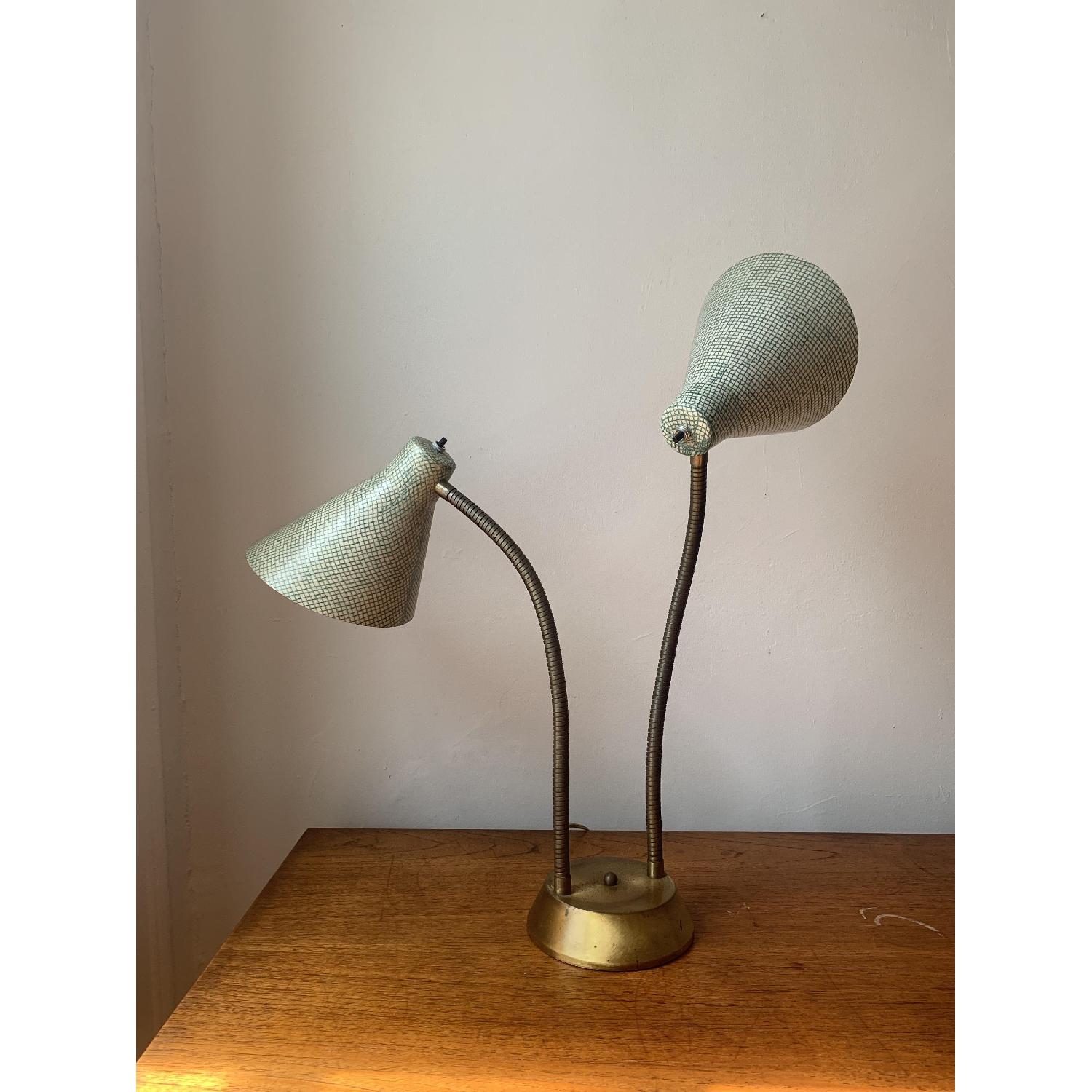 1950s Googie Space Age Mid Century Table/Desk Lamp - image-2