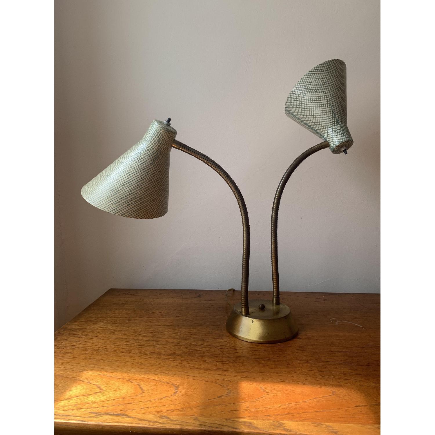 1950s Googie Space Age Mid Century Table/Desk Lamp - image-3