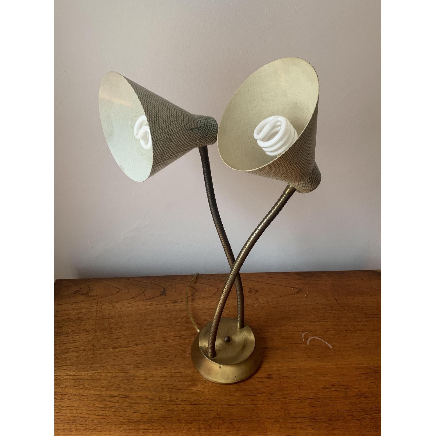 1950s Googie Space Age Mid Century Table/Desk Lamp - image-4