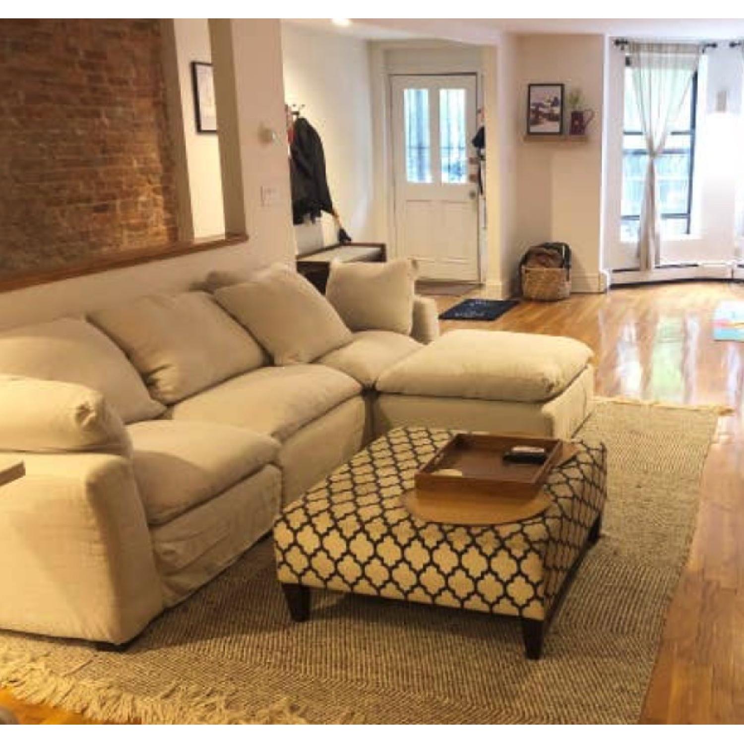 Restoration Hardware Cloud 4-Piece Sectional Sofa - image-0