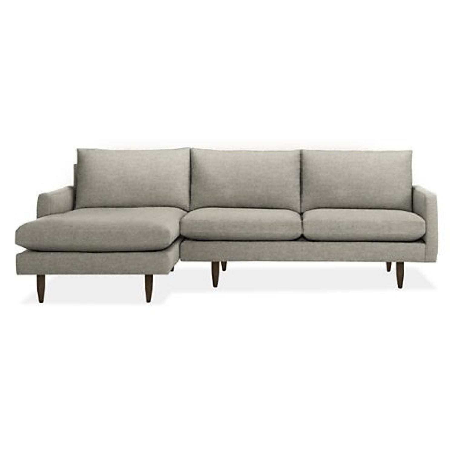 Room & Board Jasper 2Piece Sectional Sofa in Cement AptDeco