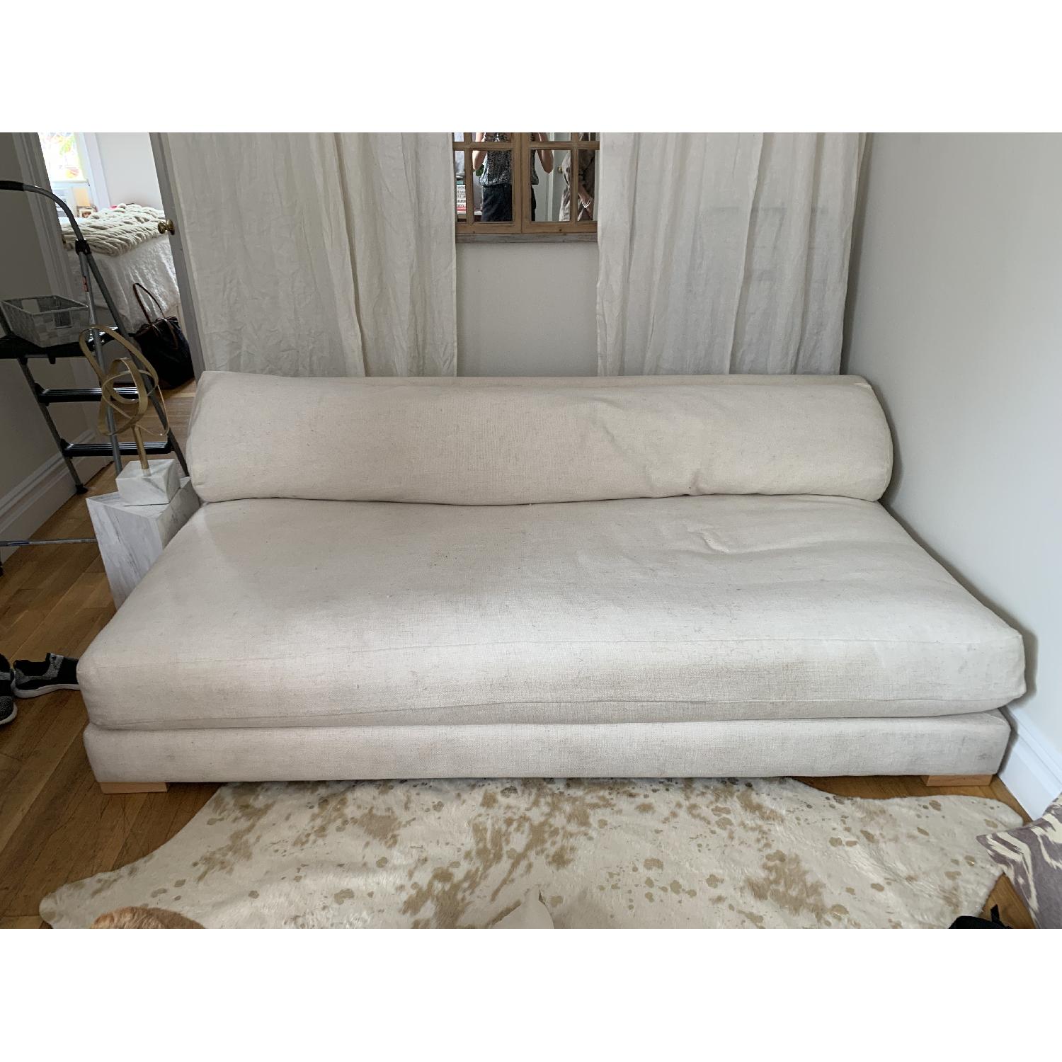 CB2 Piazza Off-White Sofa - image-1