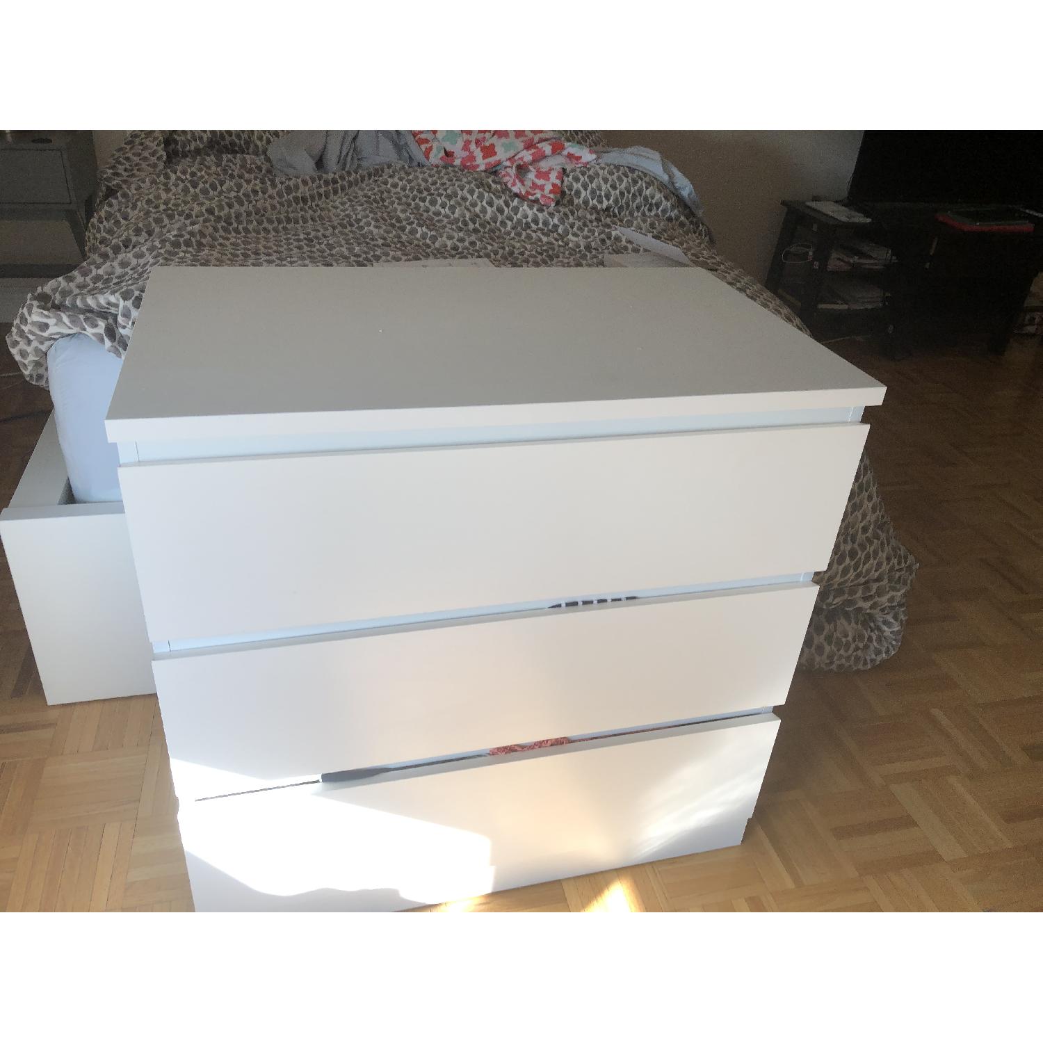 Ikea Malm White 3-Drawer Chest - image-3