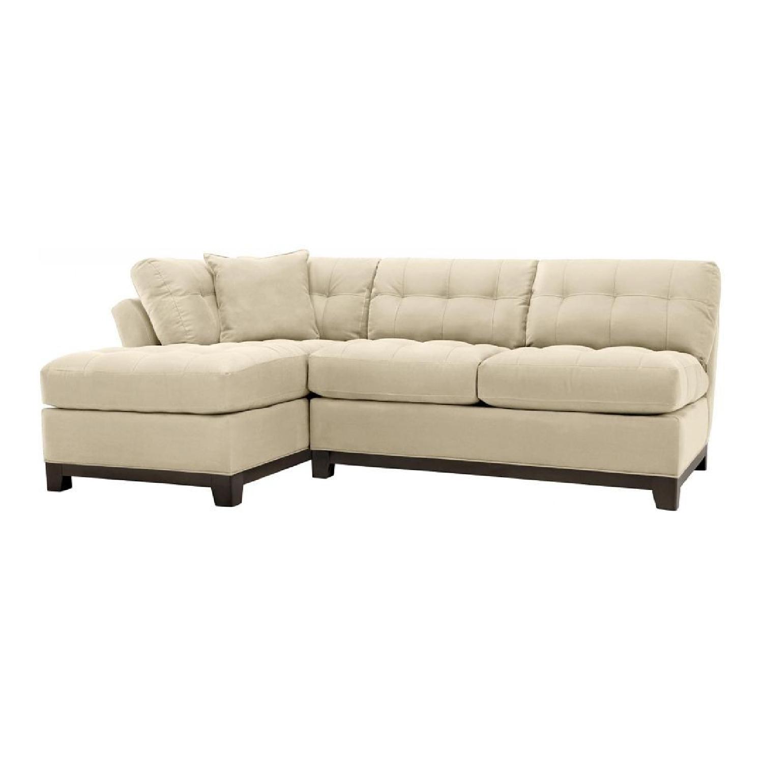 Raymour & Flanigan 2 Piece Sectional Sofa AptDeco