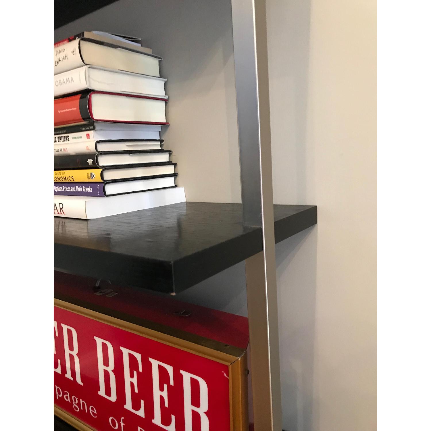 CB2 Helix Acacia Wall-Mounted Bookcase - image-3