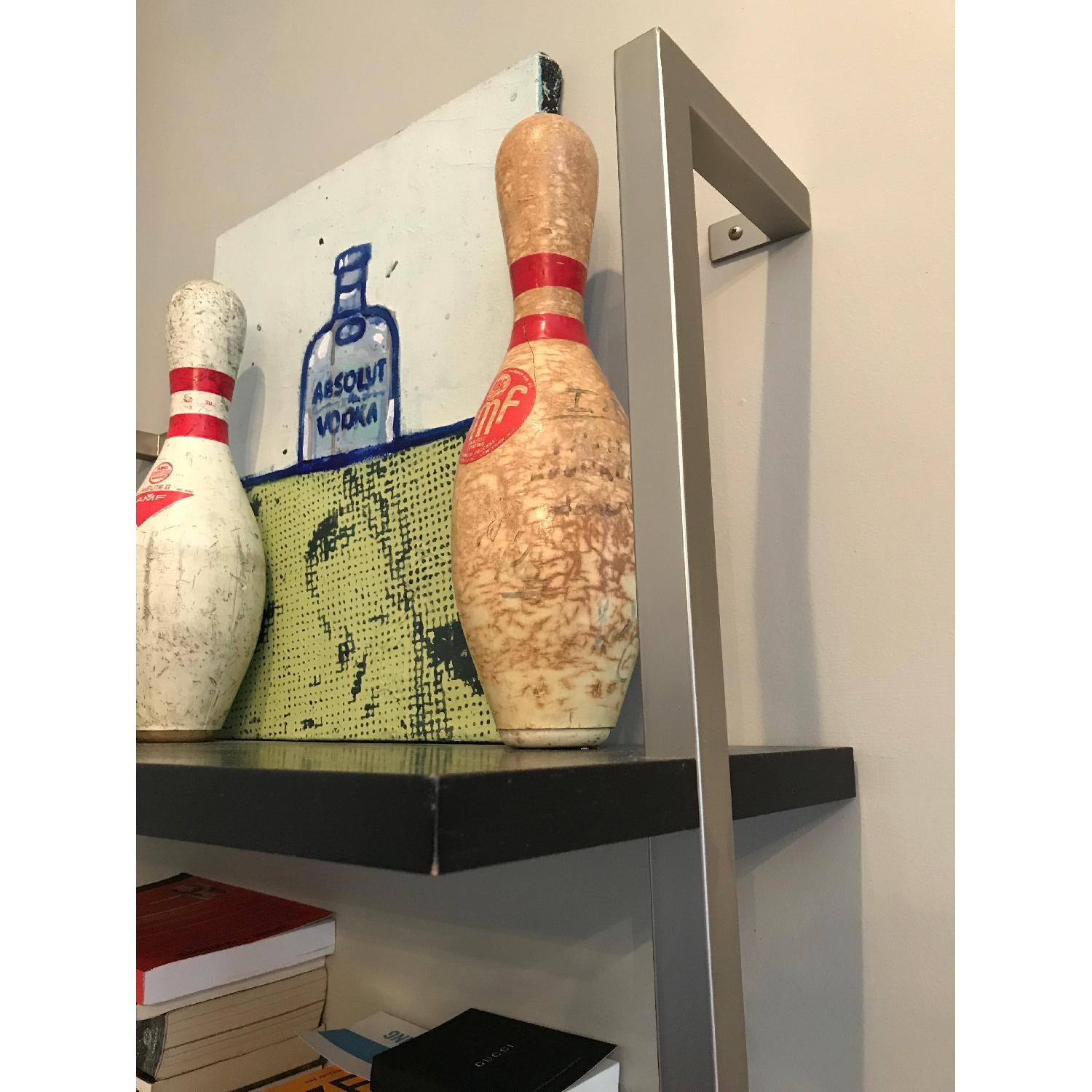 CB2 Helix Acacia Wall-Mounted Bookcase - image-4