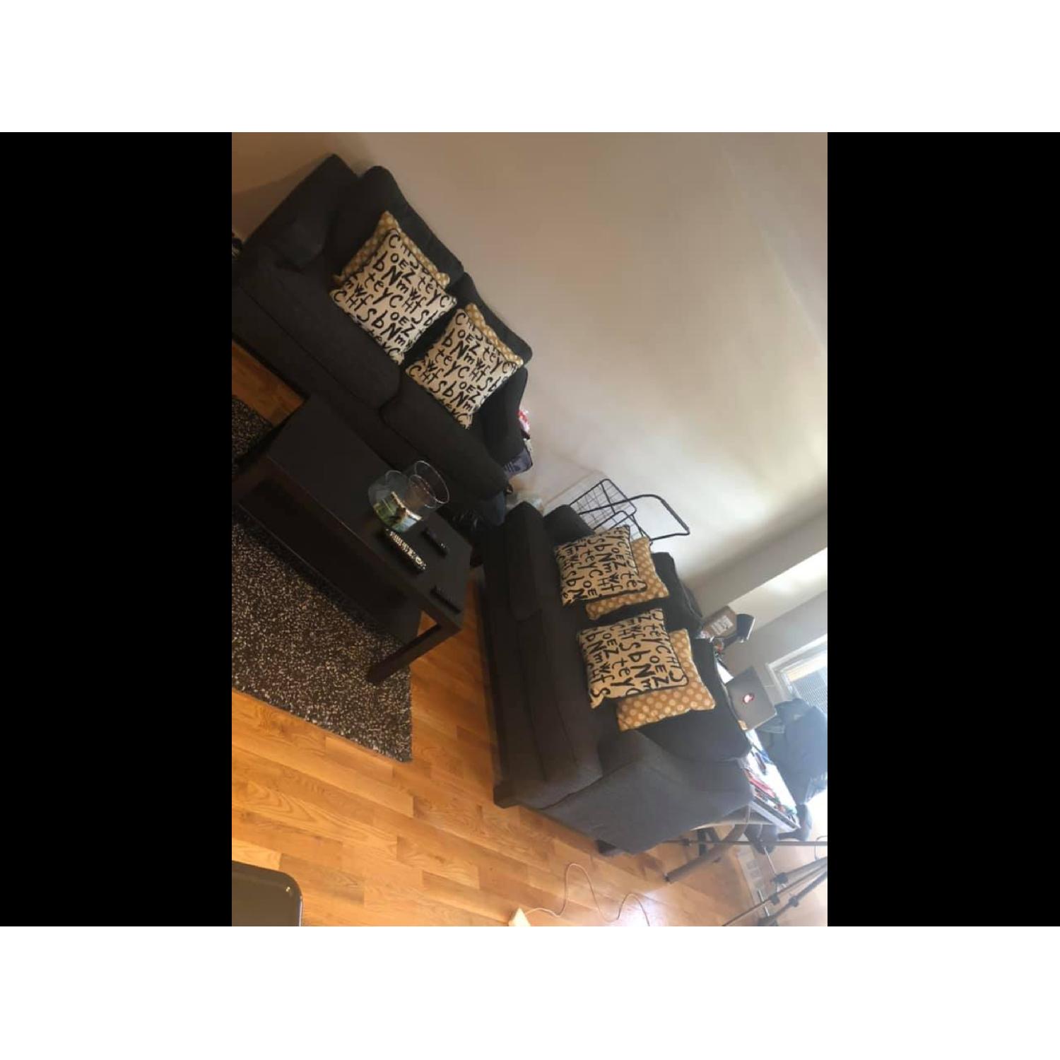 Raymour & Flanigan Union Square Loveseat - image-1