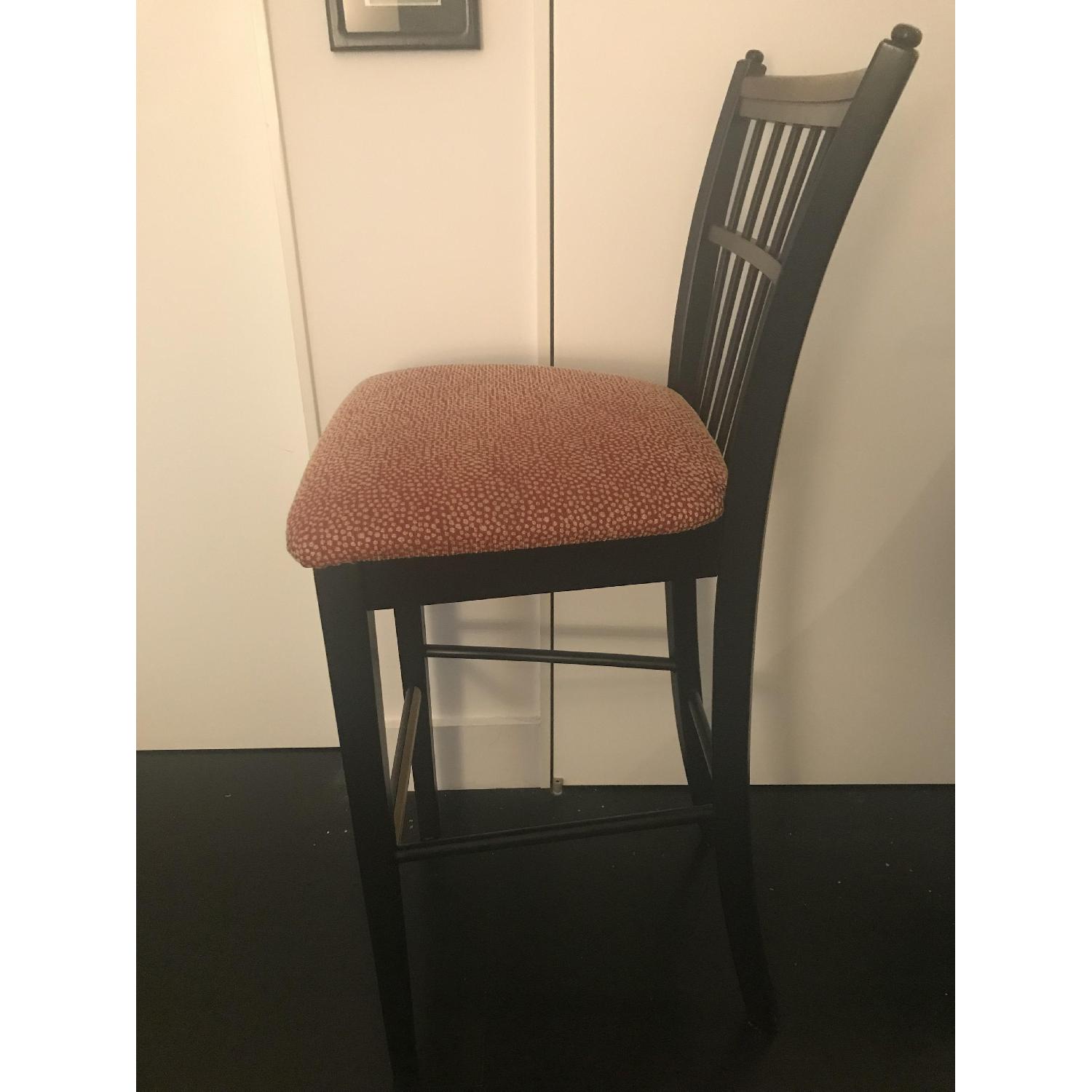 Black Wood Bar Stools - image-1