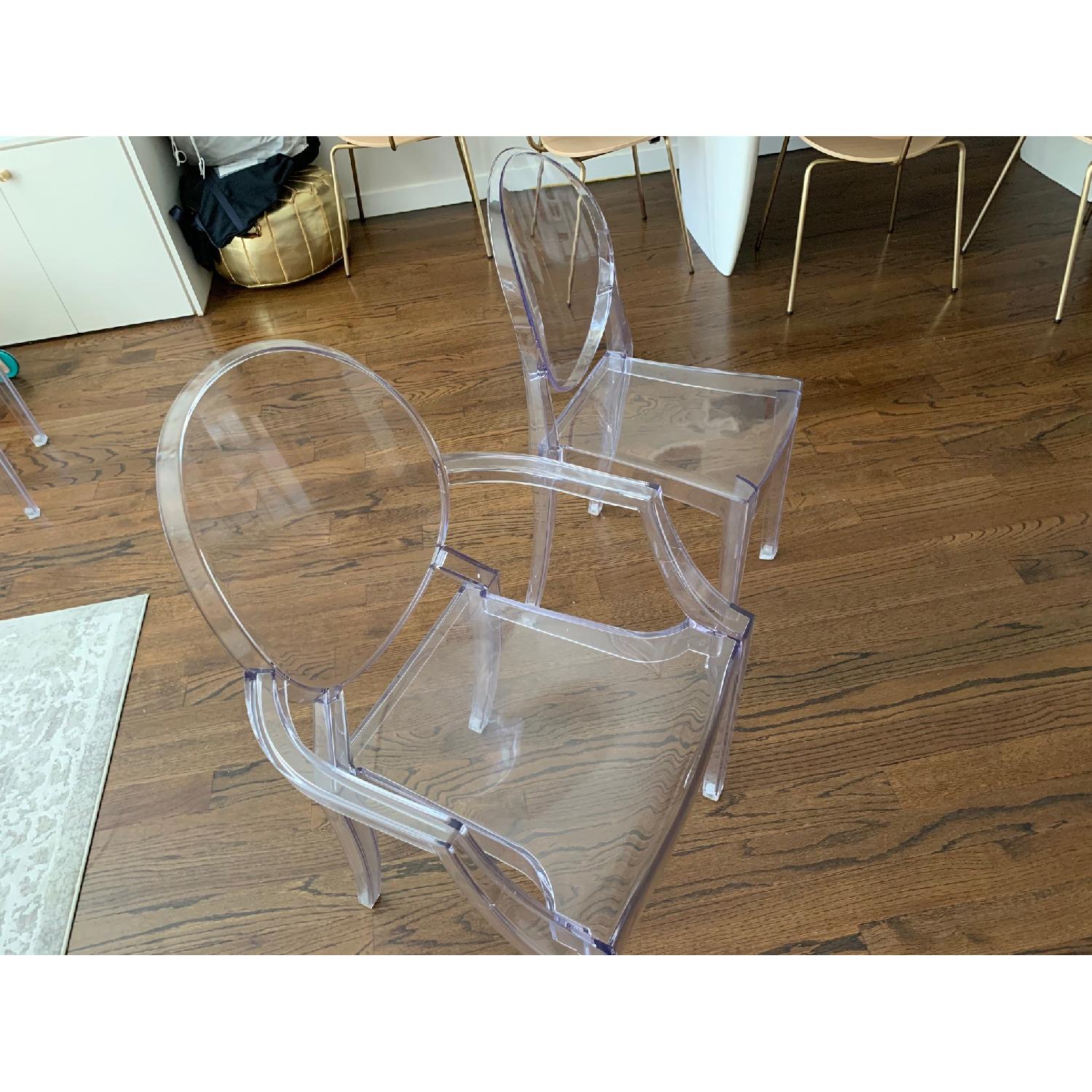 Rove Concepts Clear Ghost Chairs AptDeco