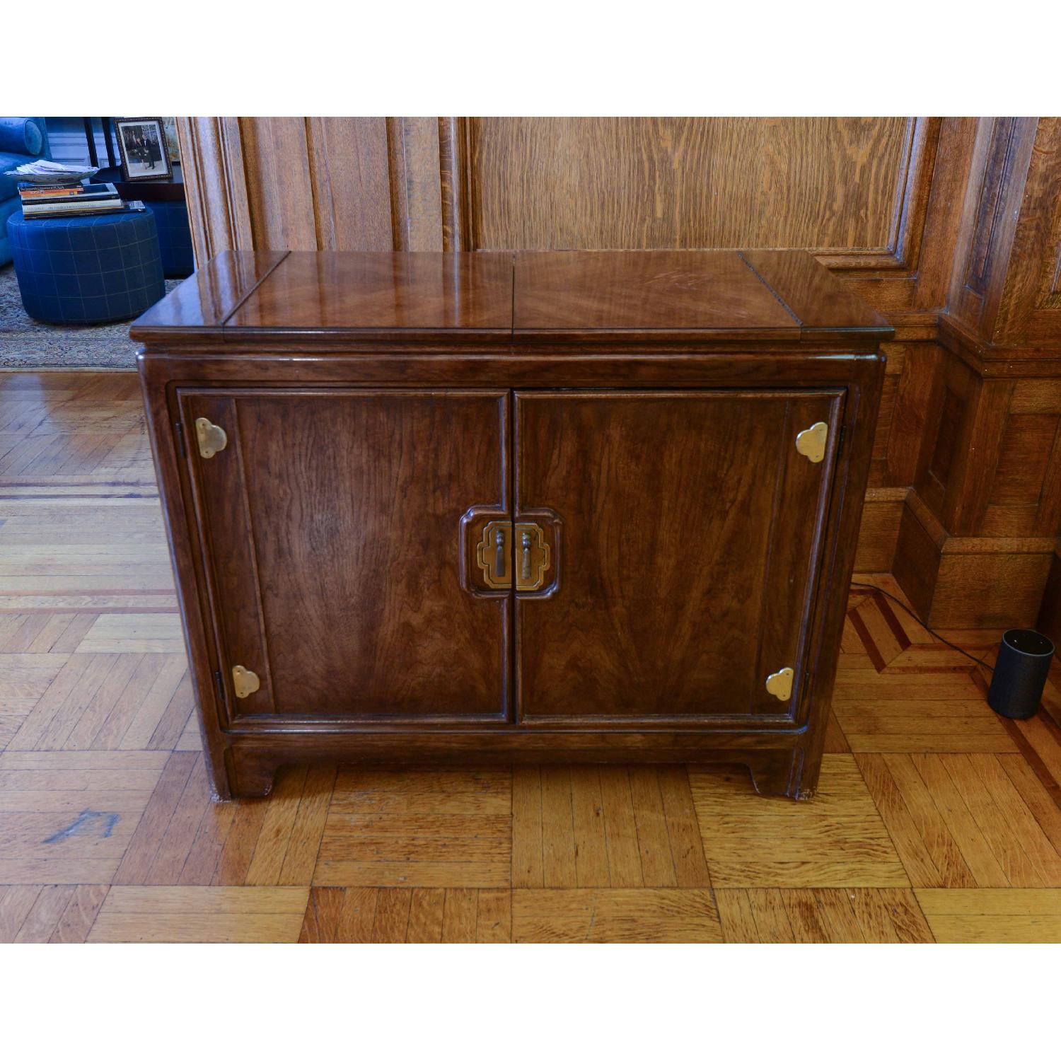 Thomasville China Cabinet w/ Flip-Top Server - image-3