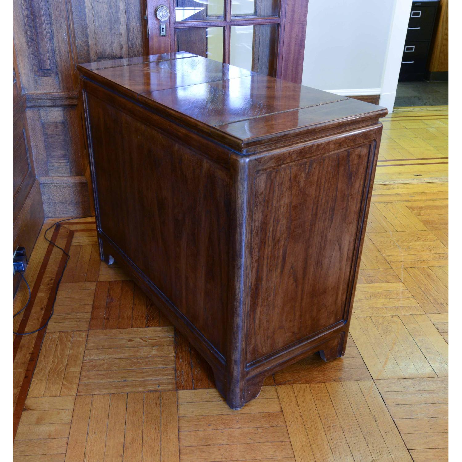 Thomasville China Cabinet w/ Flip-Top Server - image-7