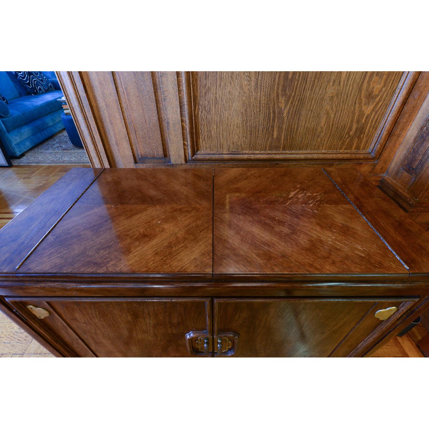 Thomasville China Cabinet w/ Flip-Top Server - image-8