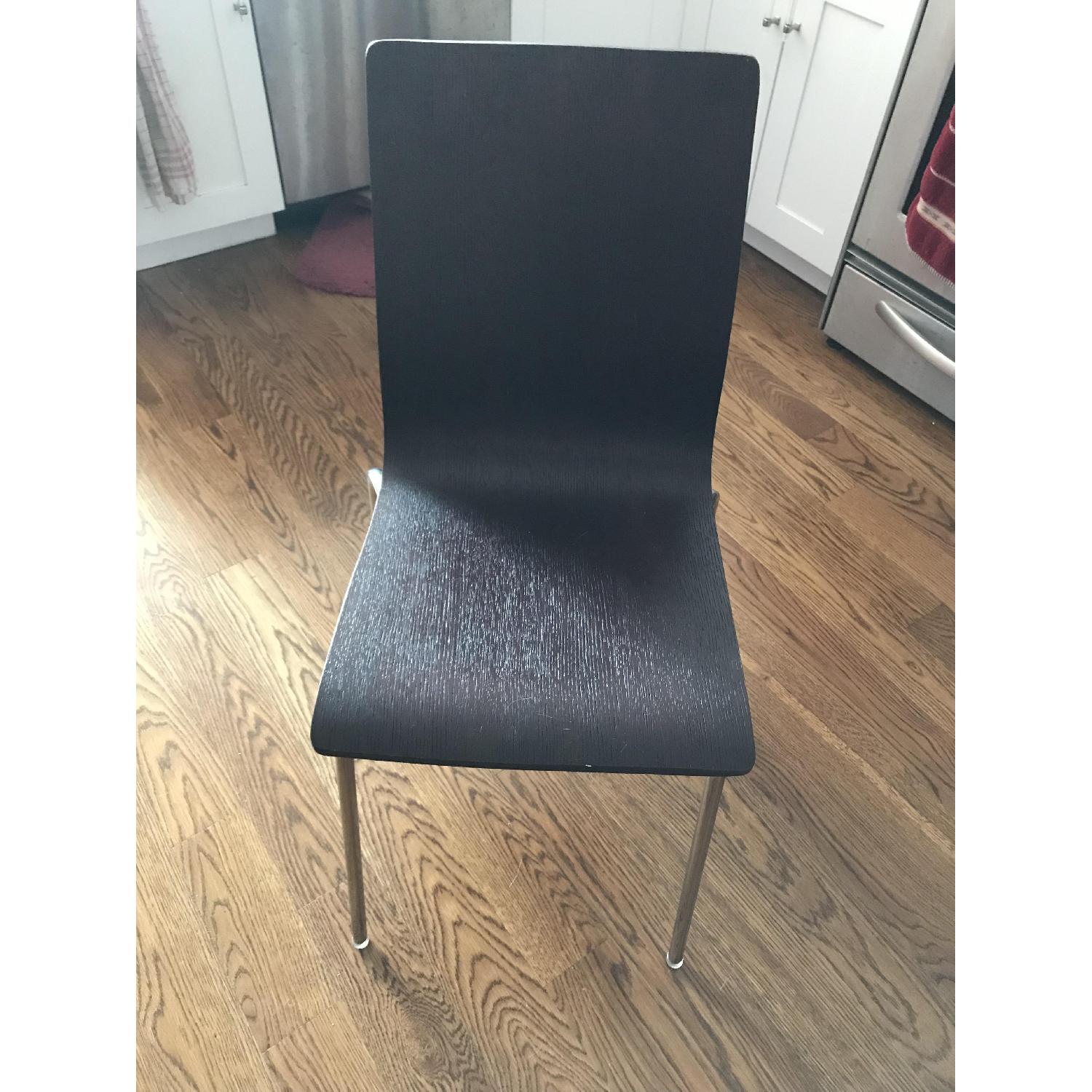 Restoration Hardware Wood & Metal Dining Chairs - image-1