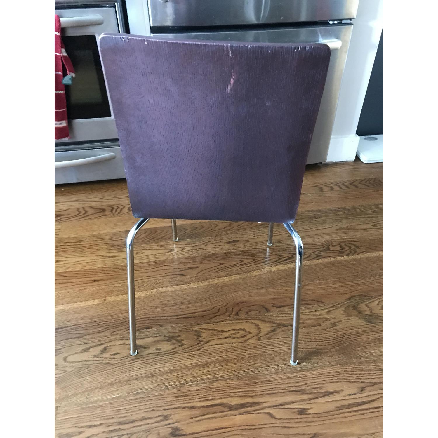 Restoration Hardware Wood & Metal Dining Chairs AptDeco