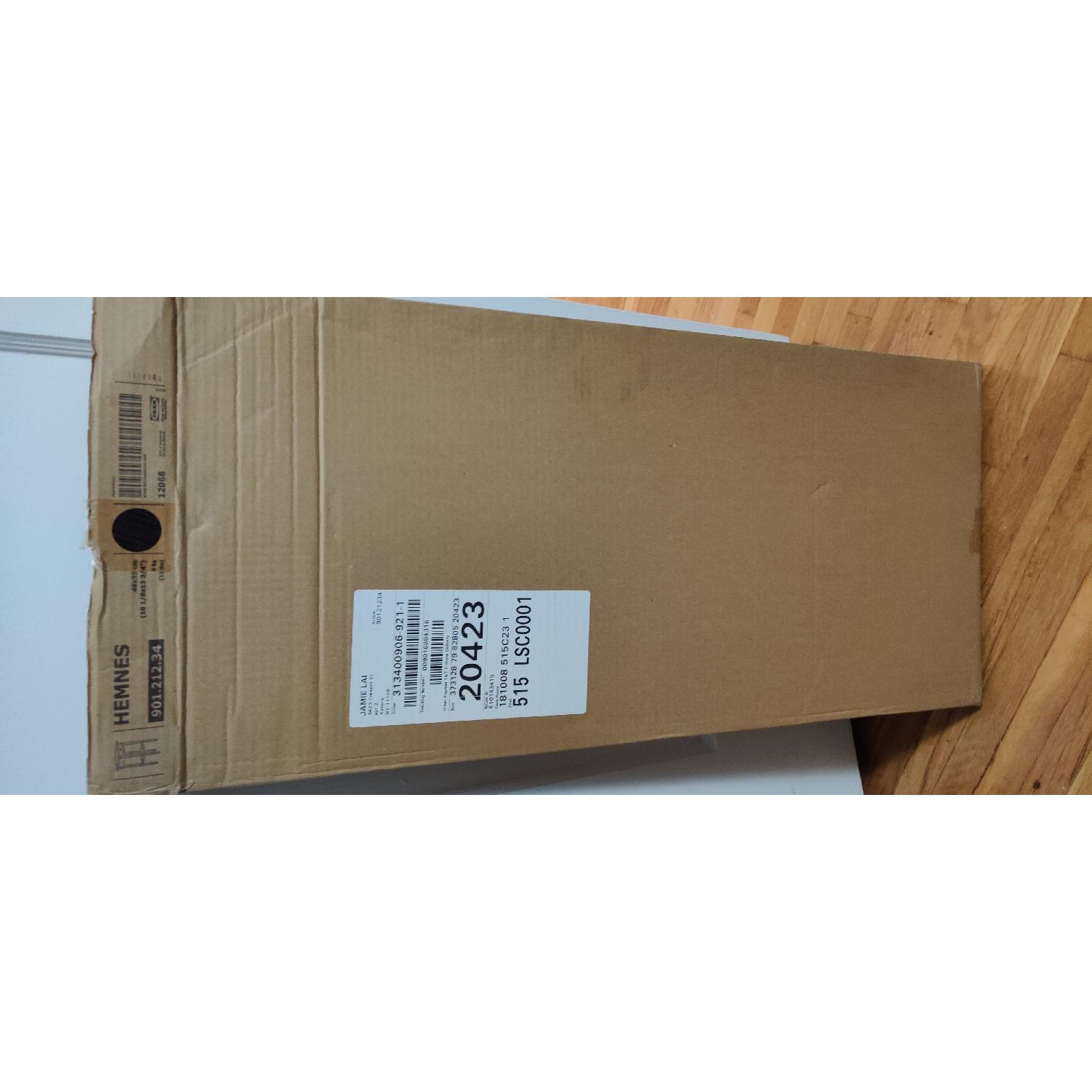 Ikea Hemnes Nightstand in Black-Brown - image-1