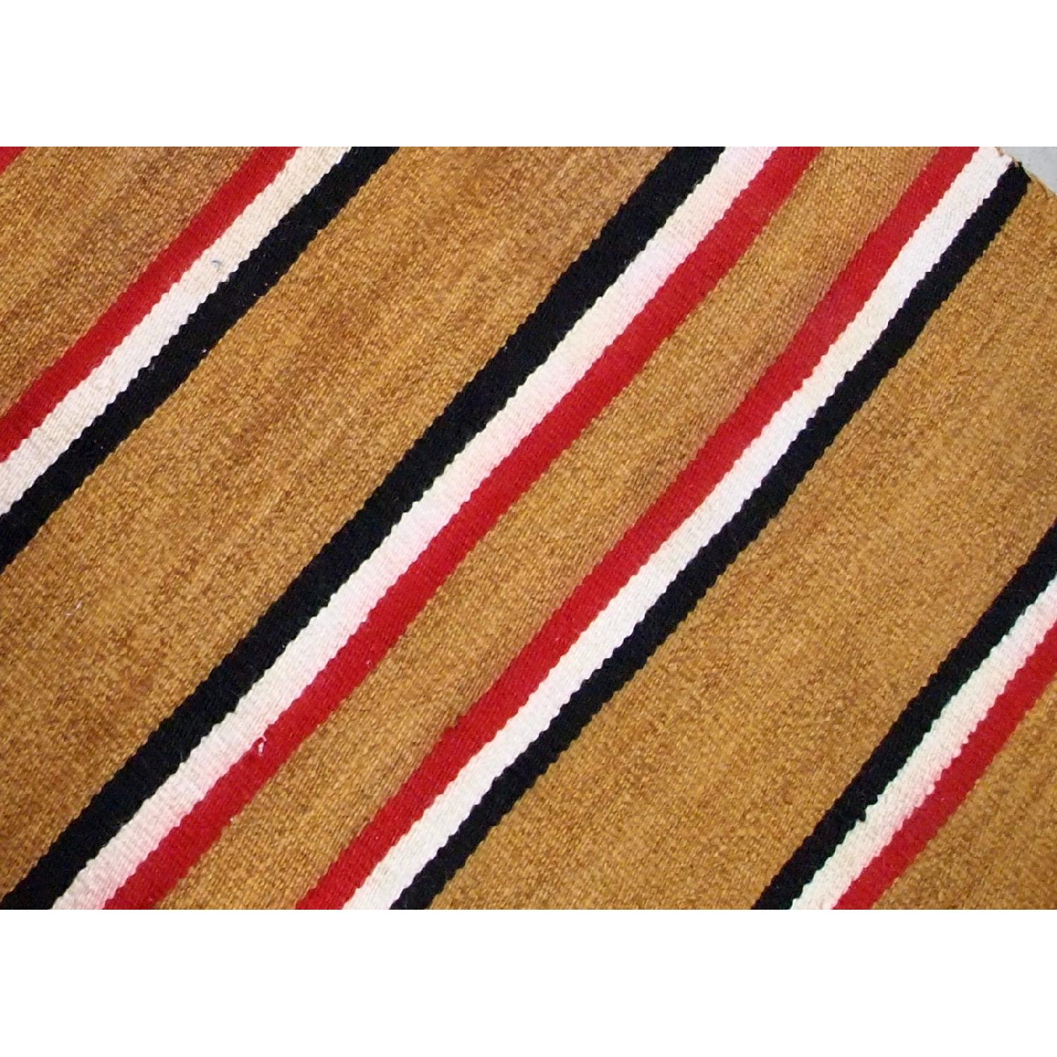Antique Handmade Native American Navajo Baby Blanket/Rug - image-6