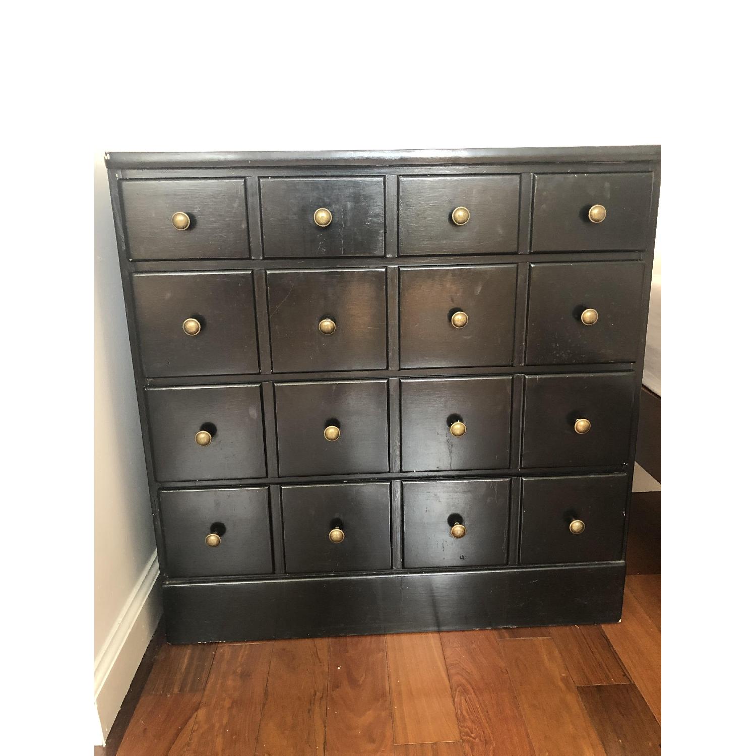 Ethan Allen Wood Apothecary Dresser AptDeco