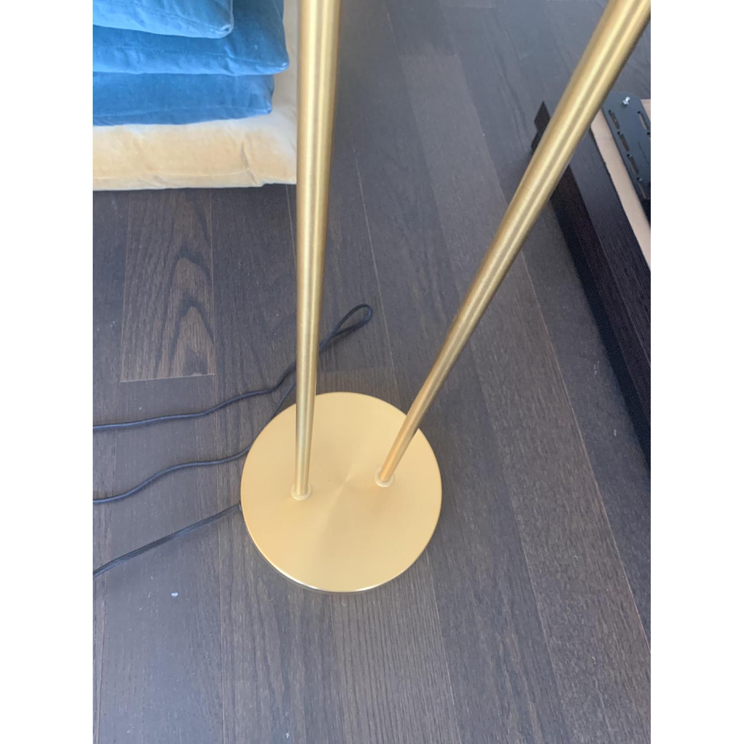 West Elm LED Brass Lamp - image-3