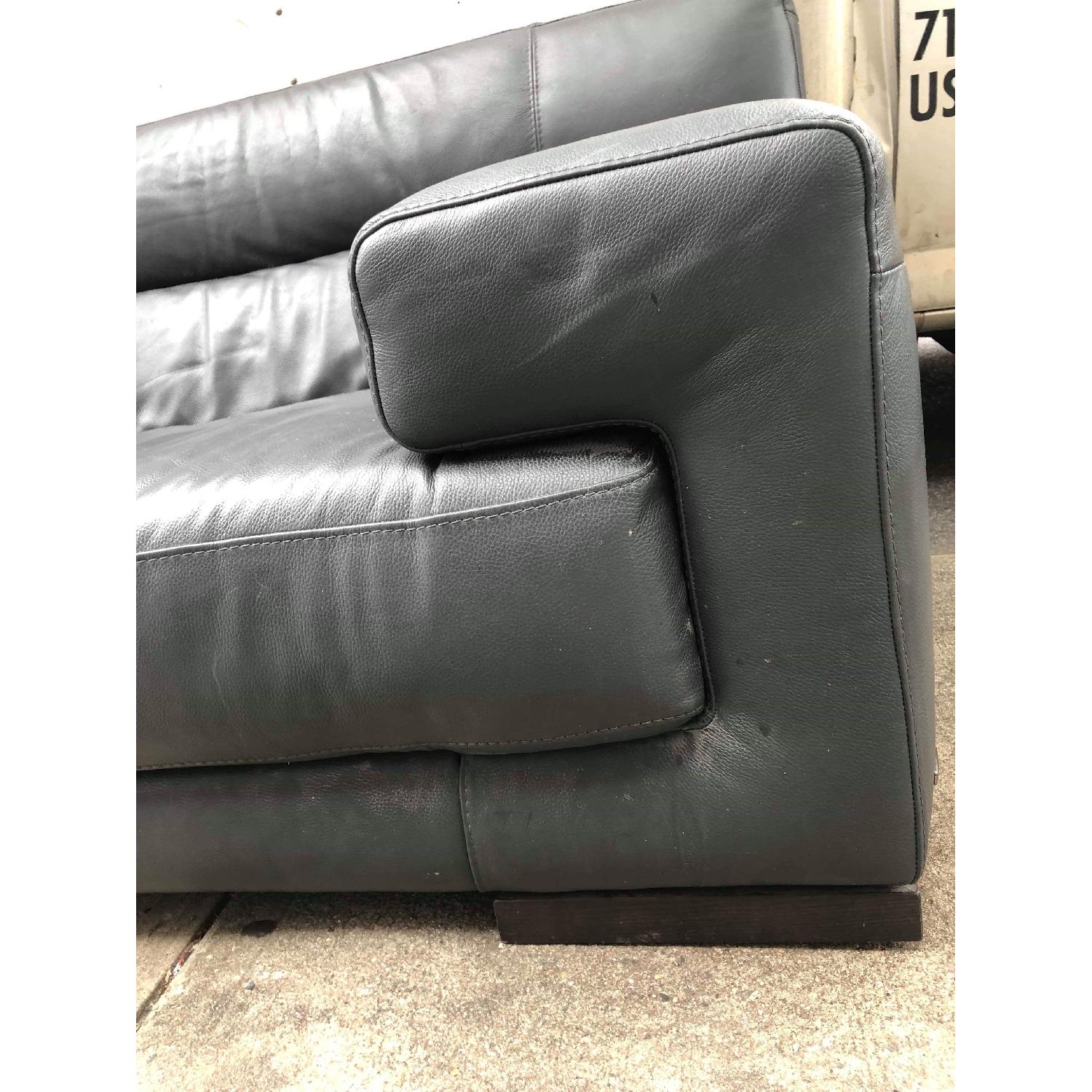Natuzzi Editions 2 Seater Leather Sofa - image-14
