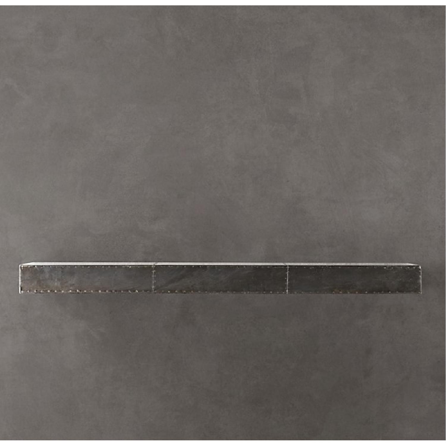 Restoration Hardware Zinc Industrial Shelf AptDeco