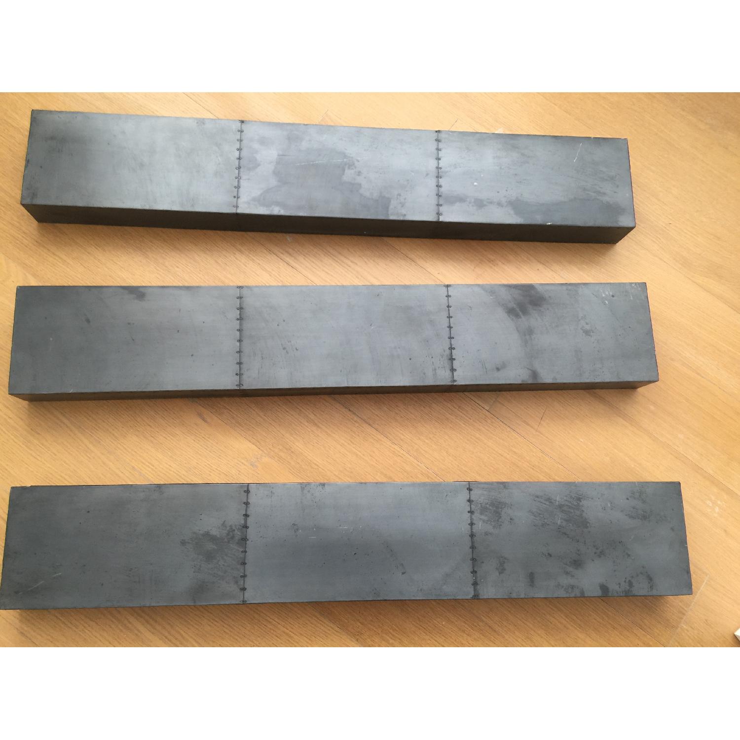 Restoration Hardware Zinc Industrial Shelf - image-4