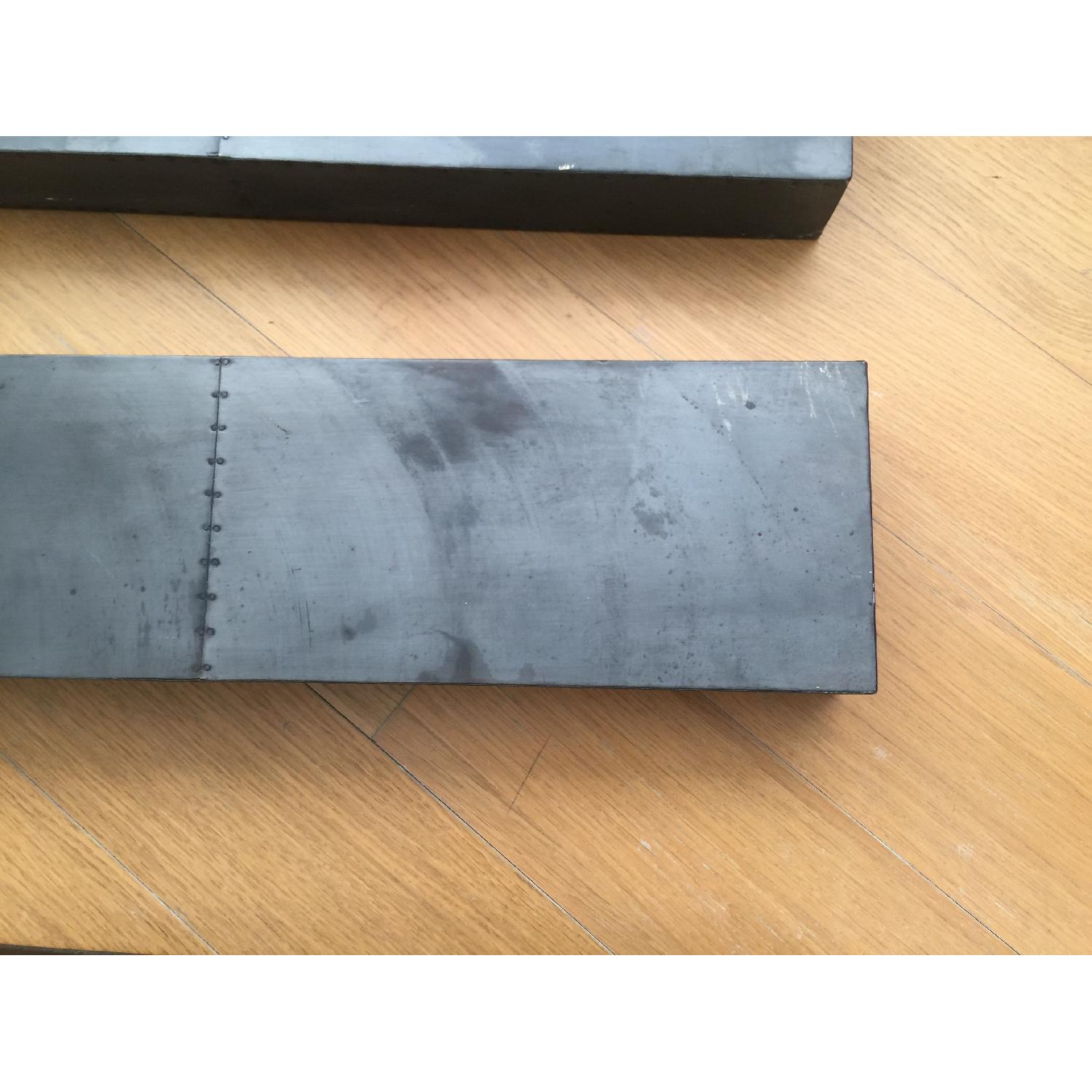 Restoration Hardware Zinc Industrial Shelf AptDeco