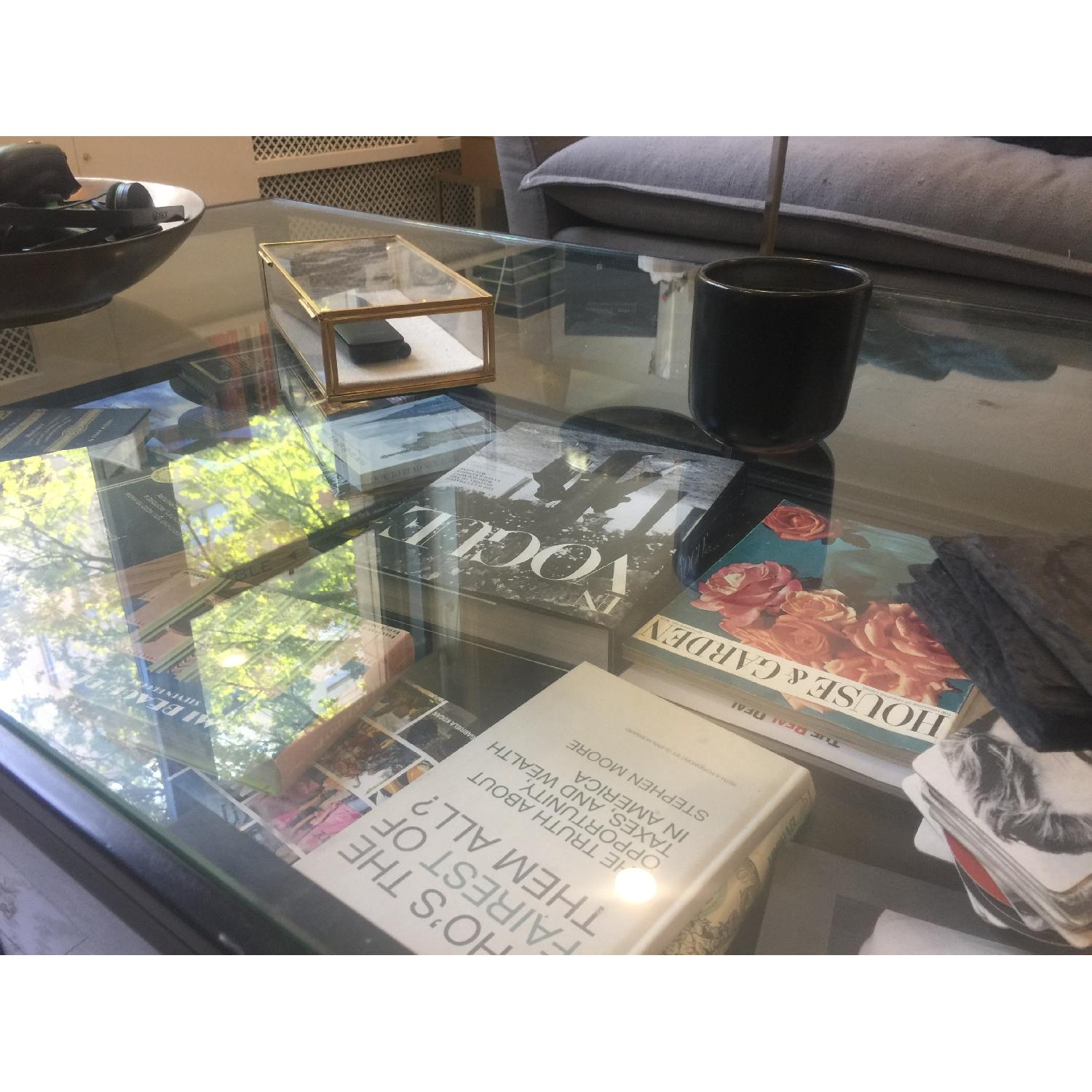 West Elm Shadow Box Coffee Table - image-7