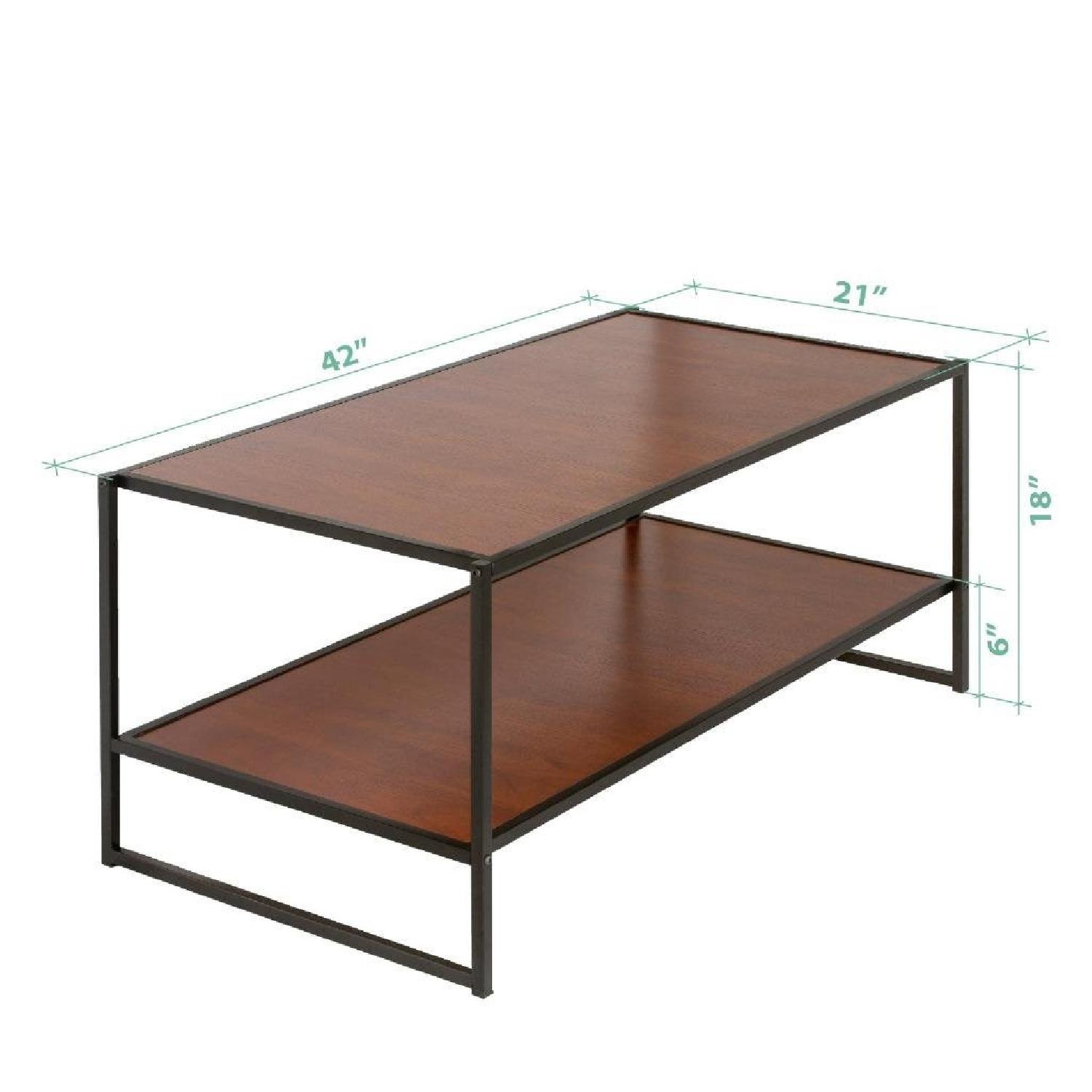 Zinus Modern Studio Coffee Table + 2 Side Tables - image-2