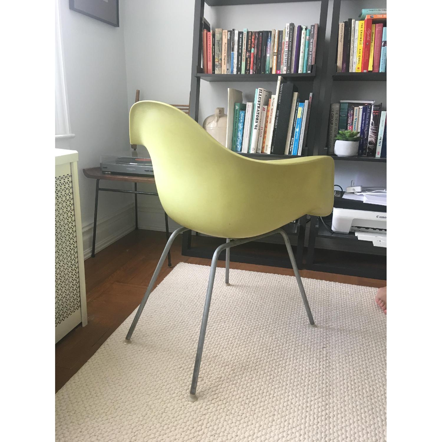 Herman Miller Vintage Yellow Eames Shell Armchair - image-4