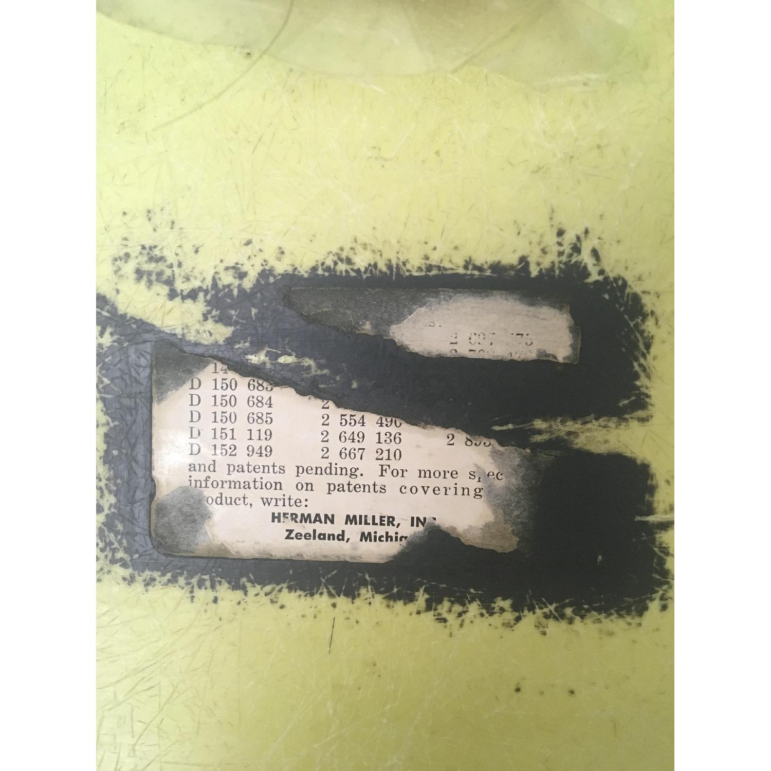 Herman Miller Vintage Yellow Eames Shell Armchair - image-7