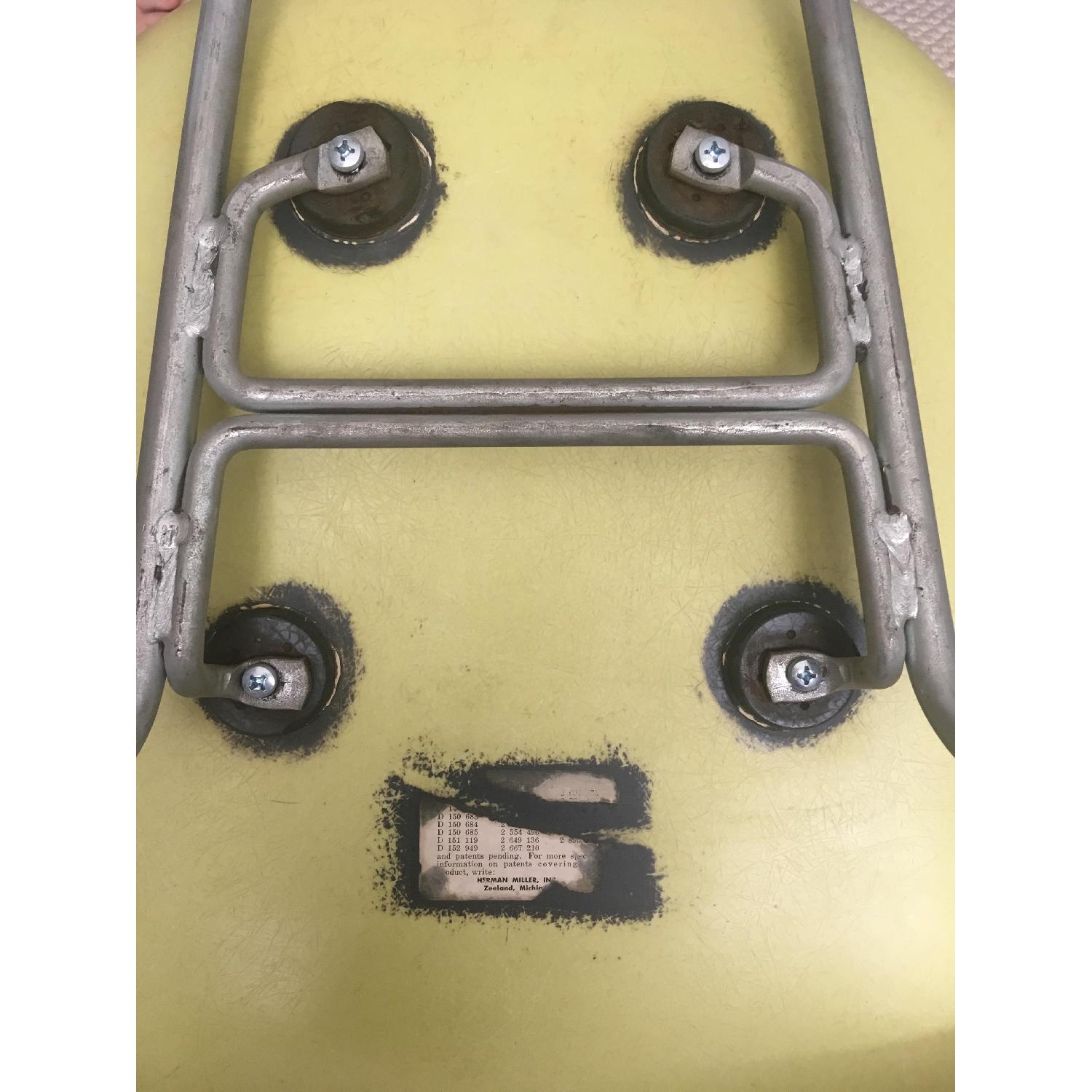 Herman Miller Vintage Yellow Eames Shell Armchair - image-8