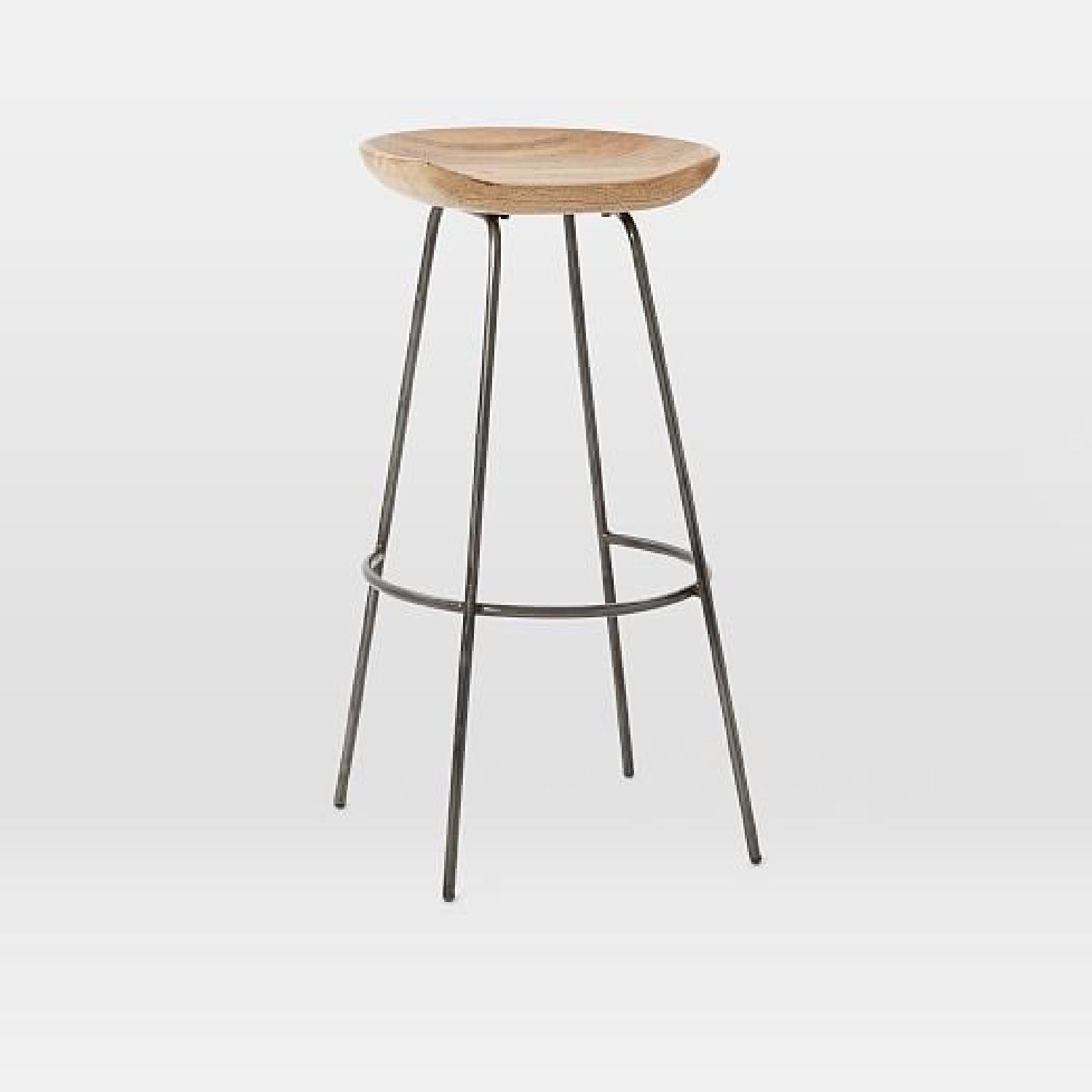 West Elm Alden Bar Stool in Natural Mango - image-3