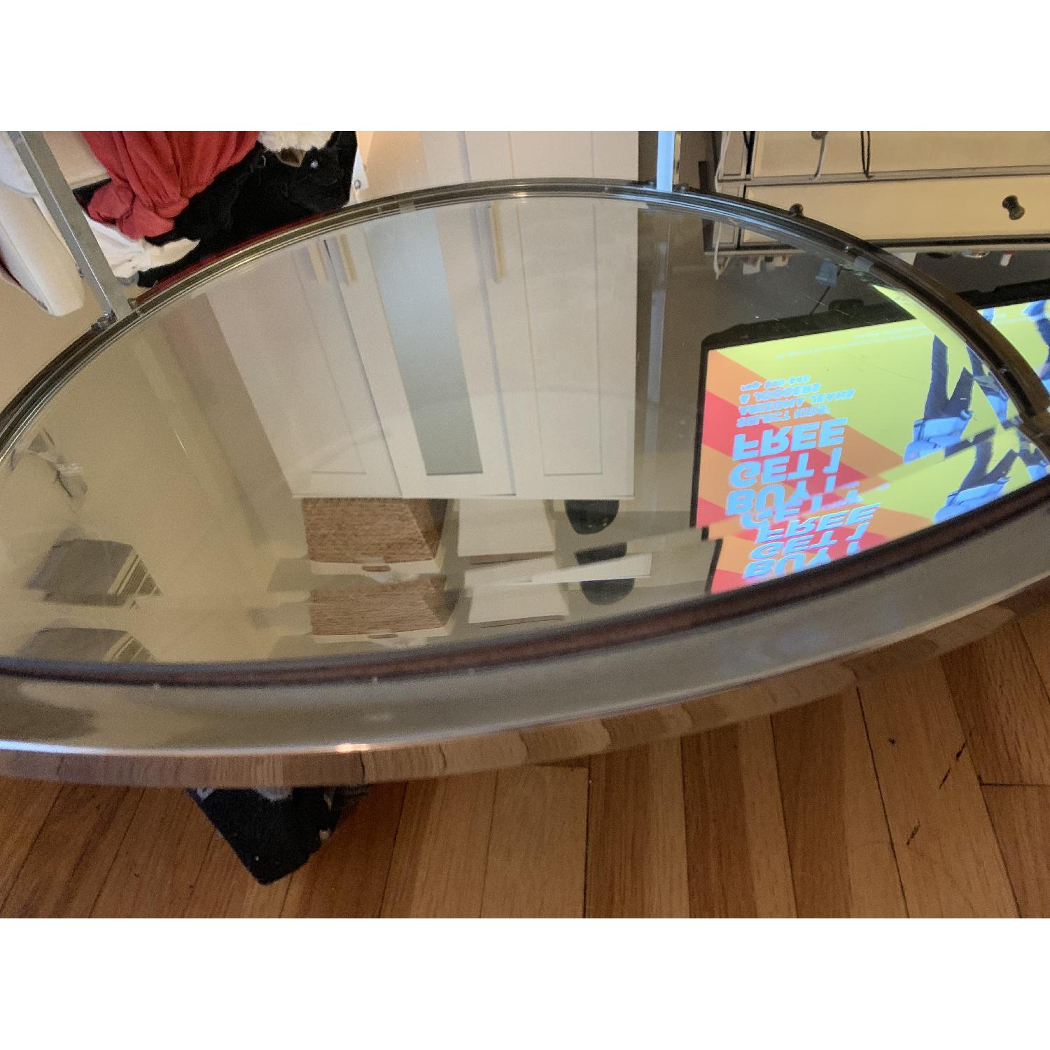 Belham Living Lamont Round Chrome Coffee Table - image-2