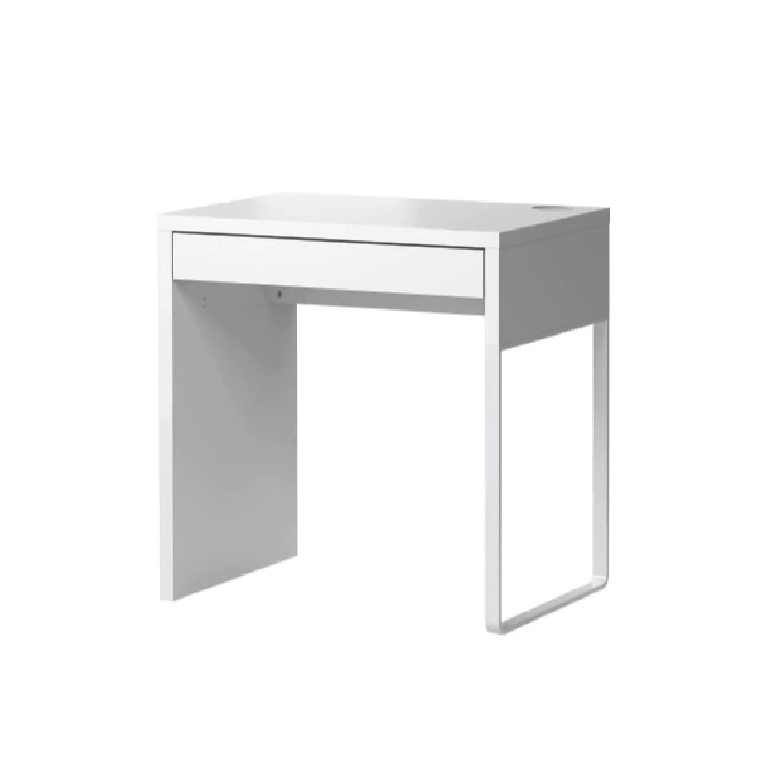 Ikea Micke White Desk Chair AptDeco - Main Image