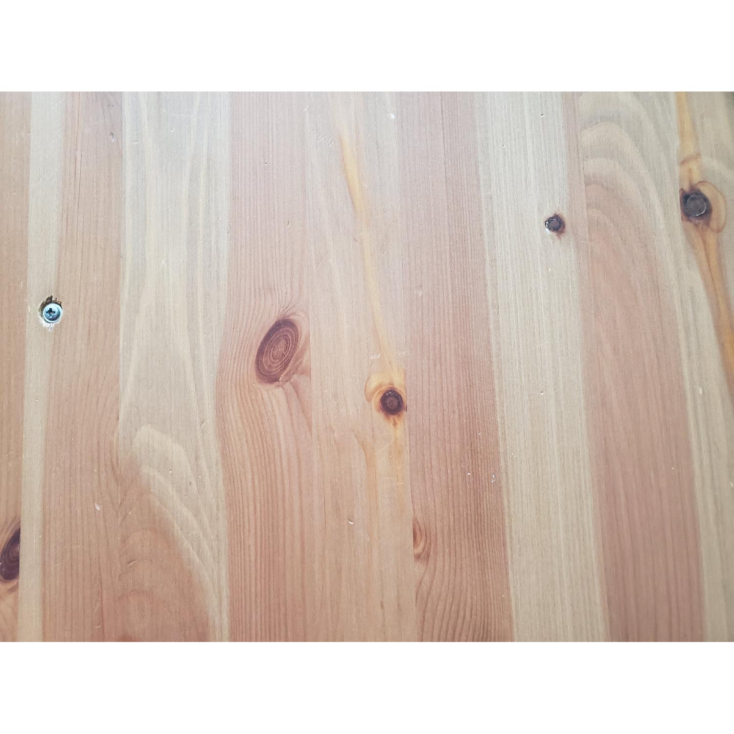 Ikea Secretary Desk in Natural Wood Grain - image-4