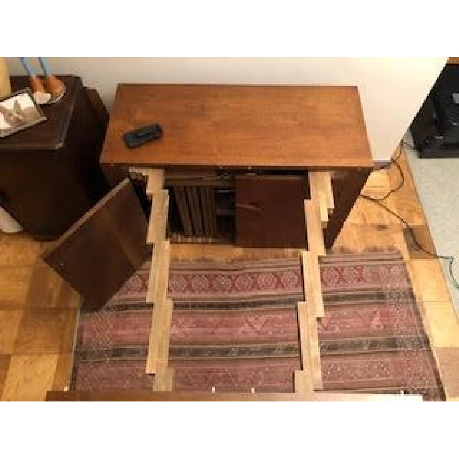 Vintage Expandable Telescoping Buffet Table - image-2
