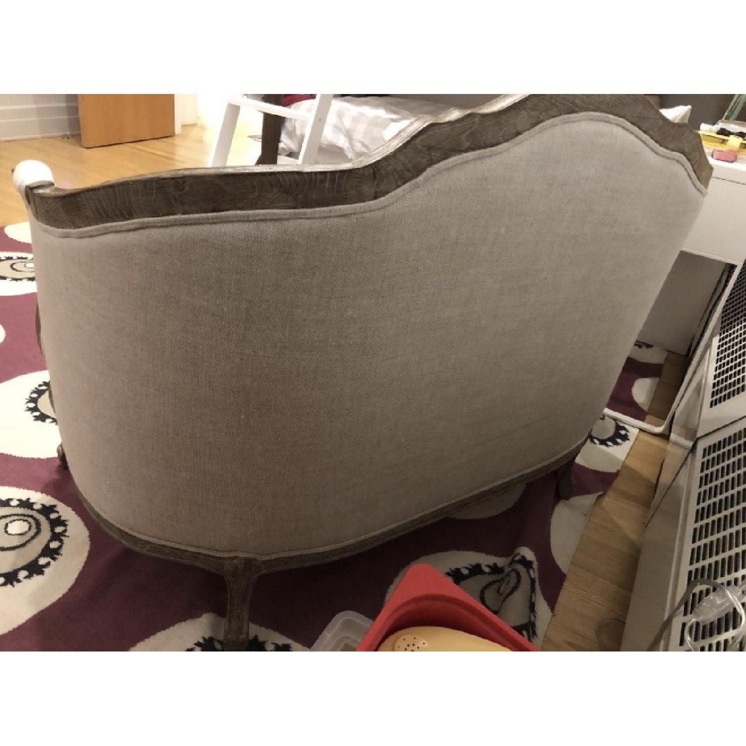 Restoration Hardware Ondine Upholstered Salon Loveseat - image-4