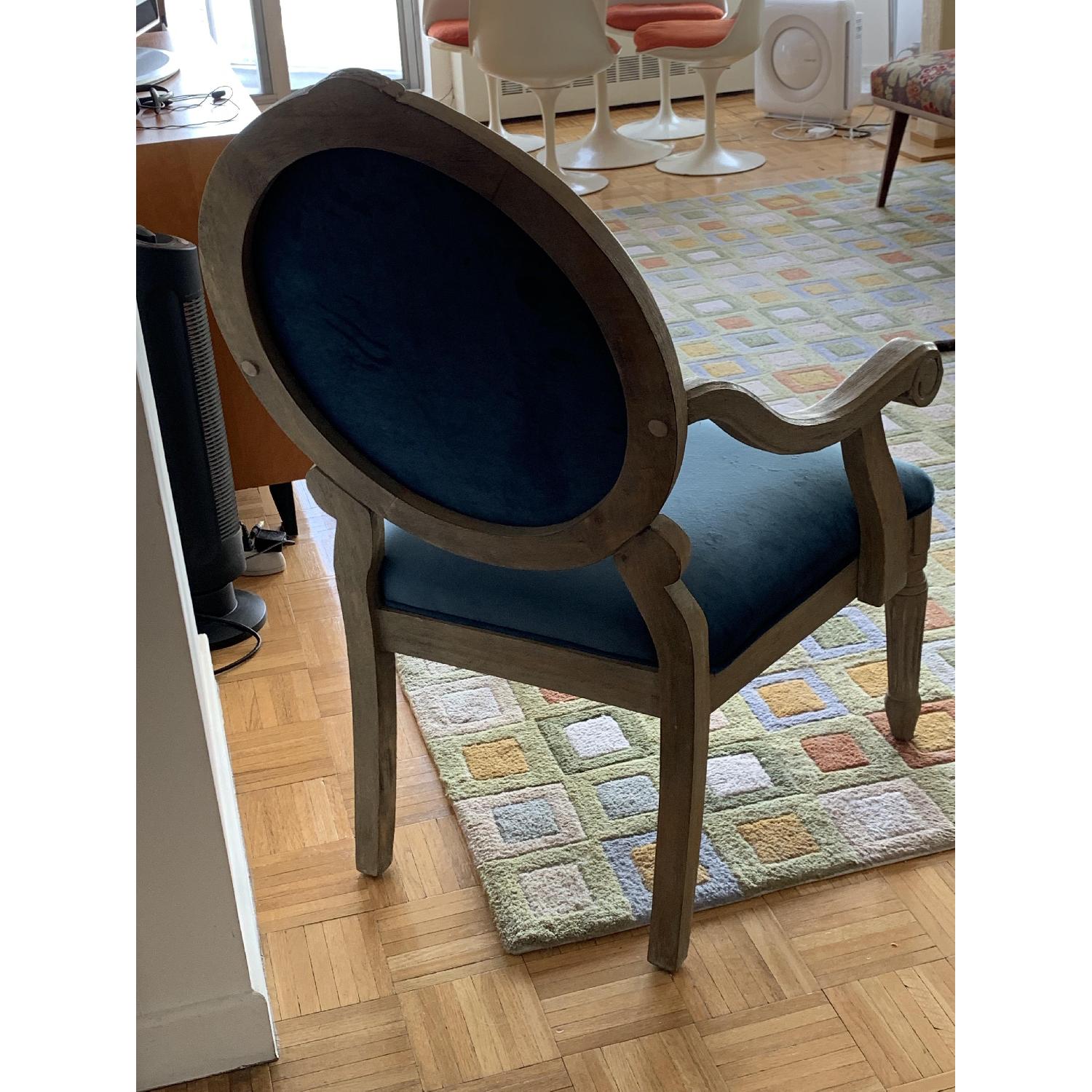 Madison Park Rory Fabric Oval Backed Accent Chair - image-2